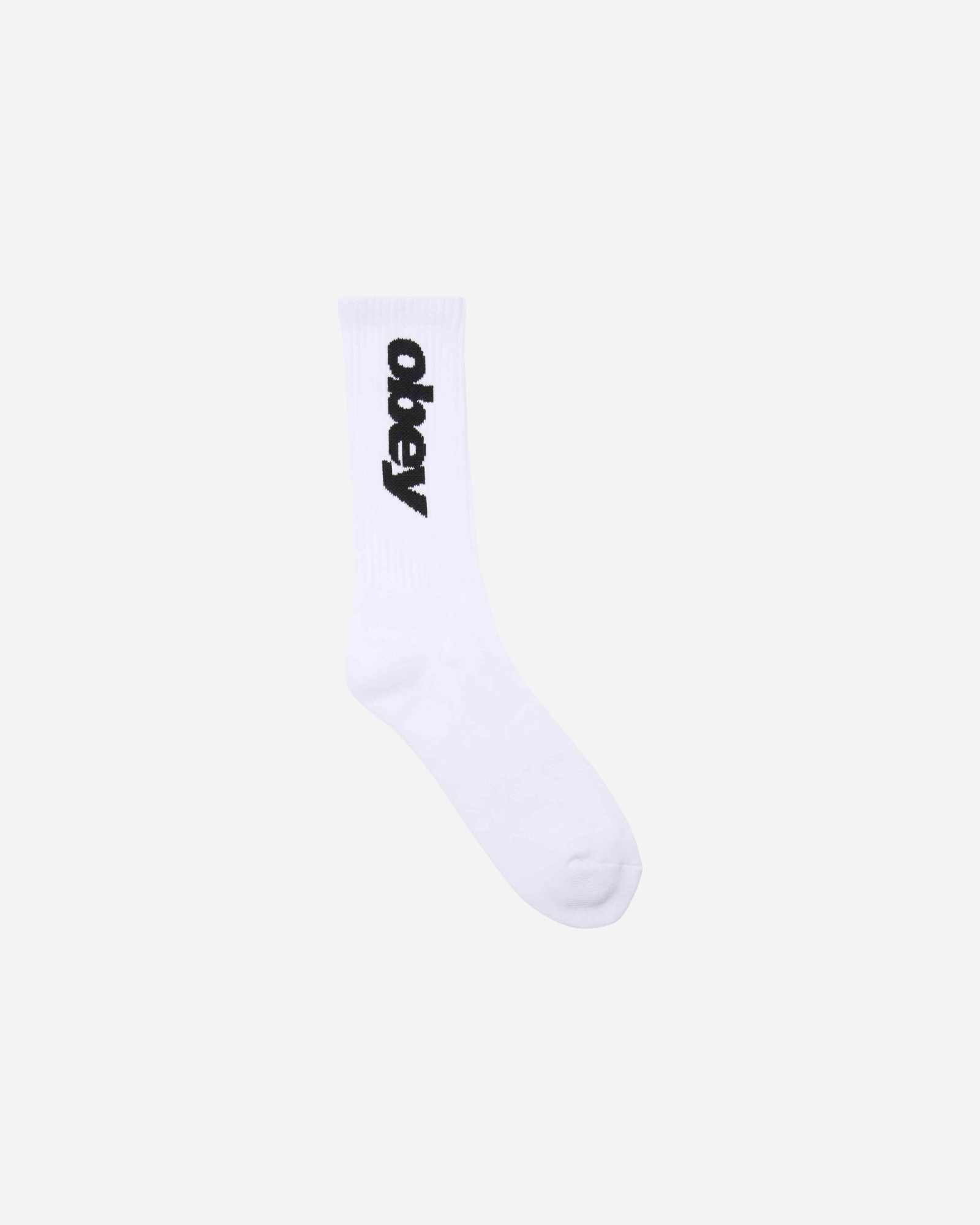Italics Socks White