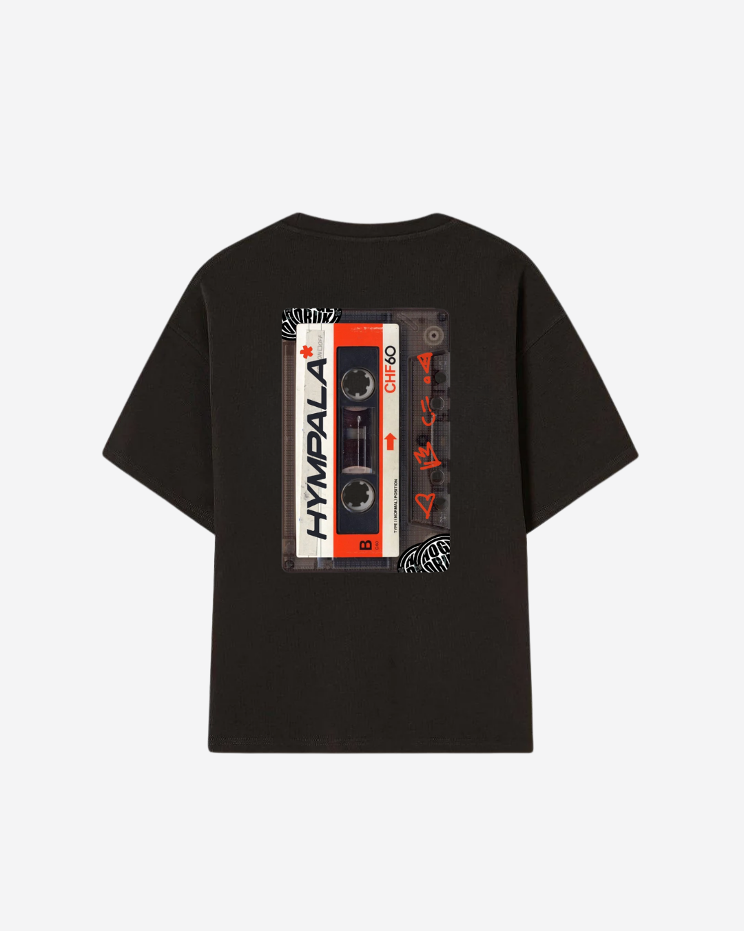 x Hoge Druk Casette Tee Black