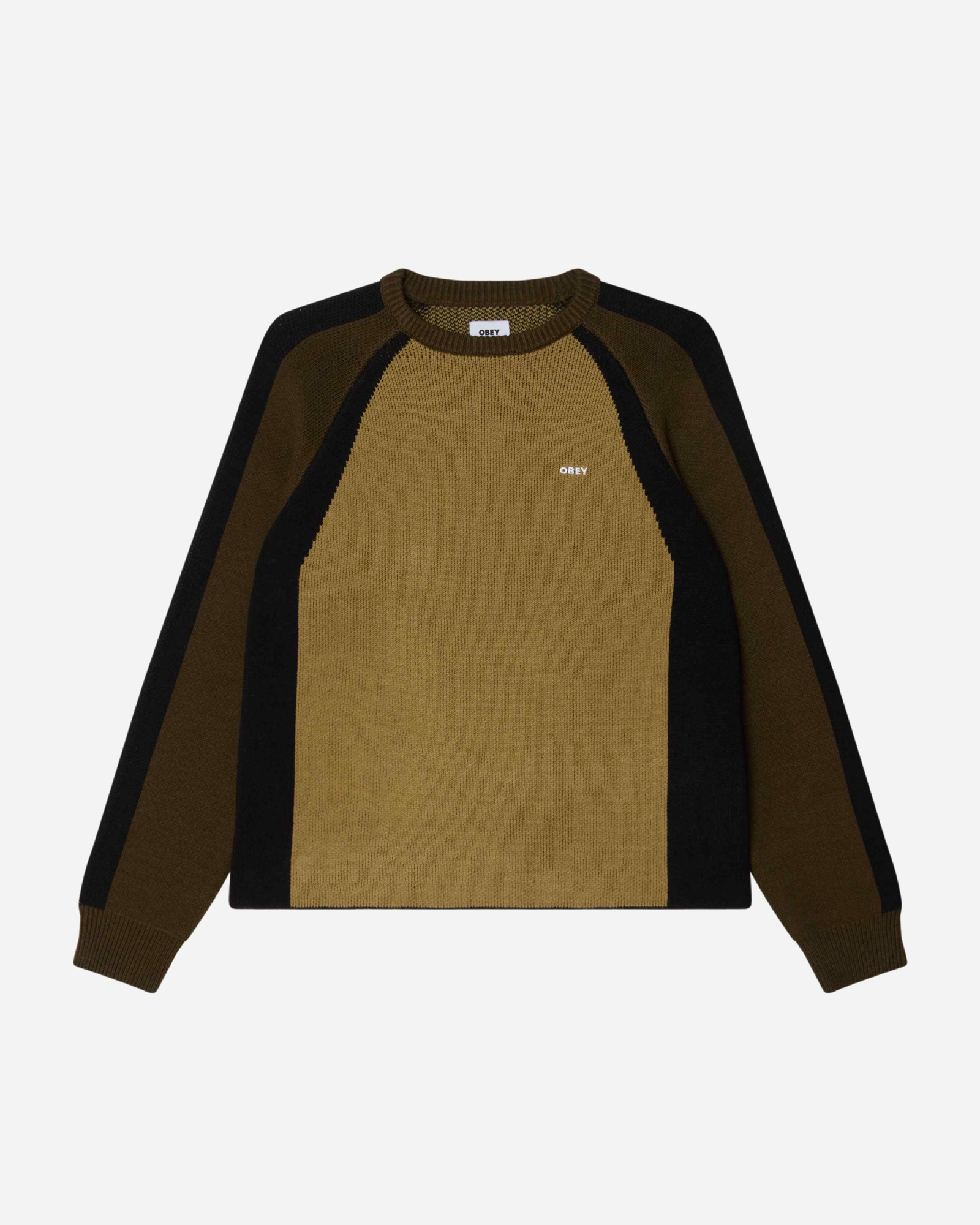 Raglan Knit Sweater Olive