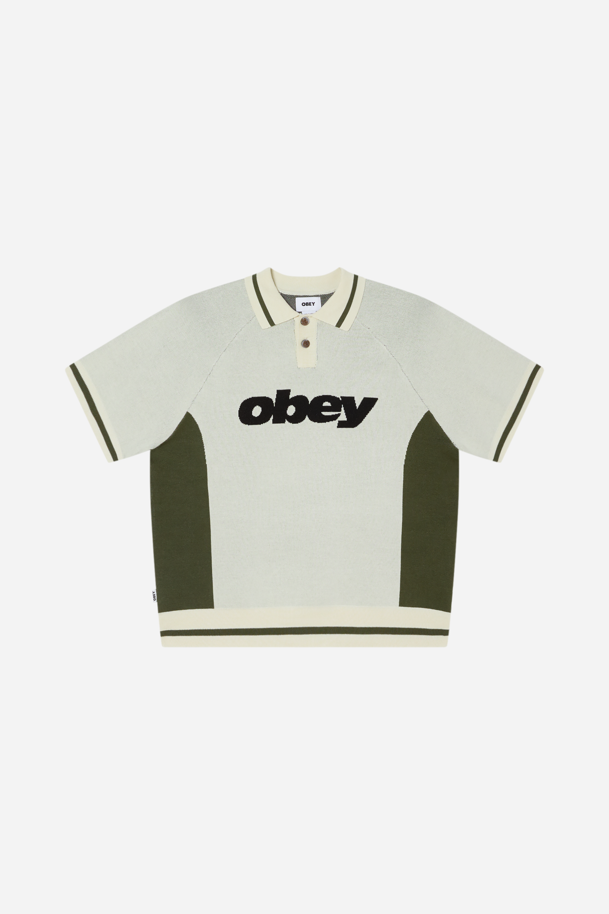 Sport Polo Sweater Unbleached Multi