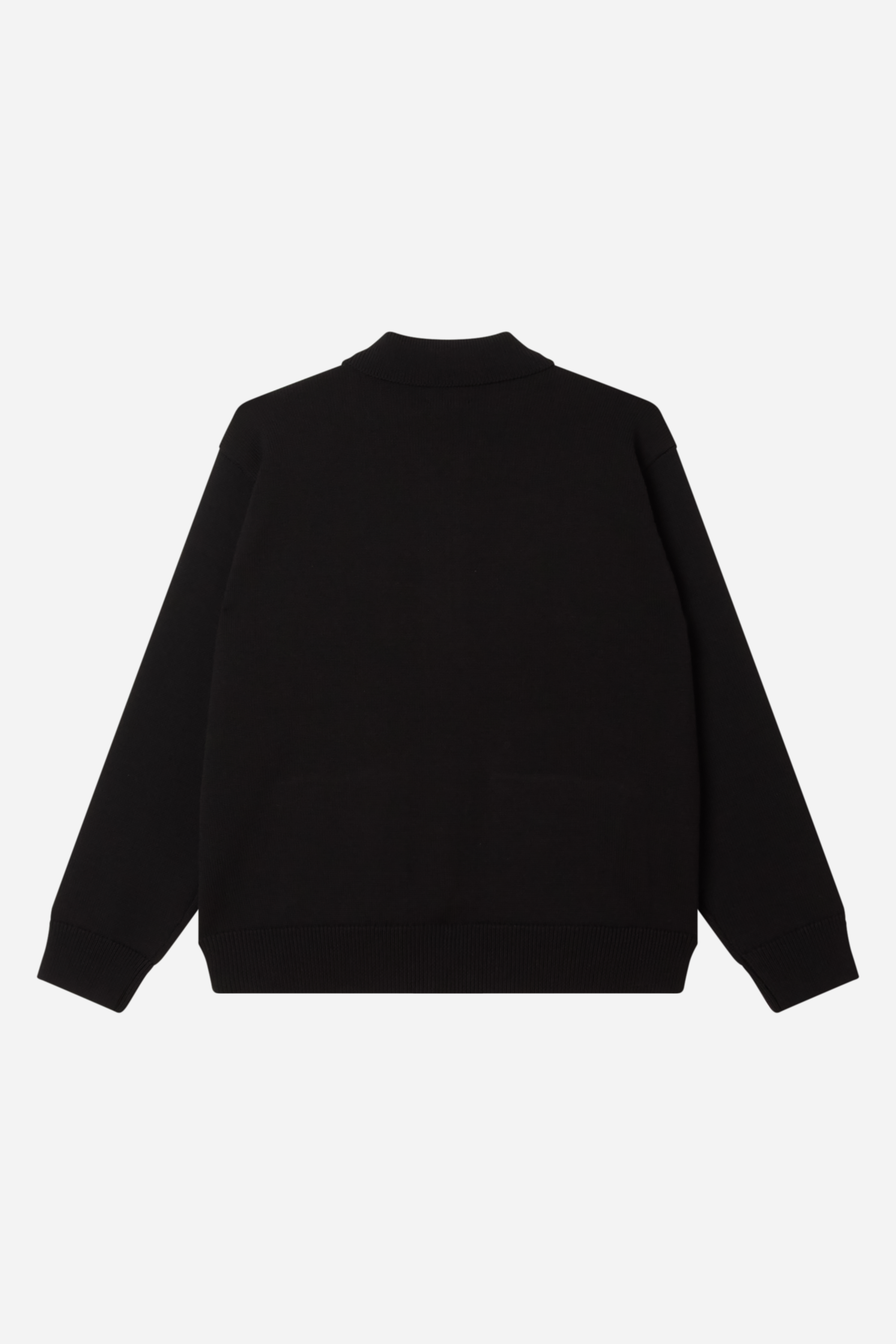 Matt Zip Up Sweater Black Multi