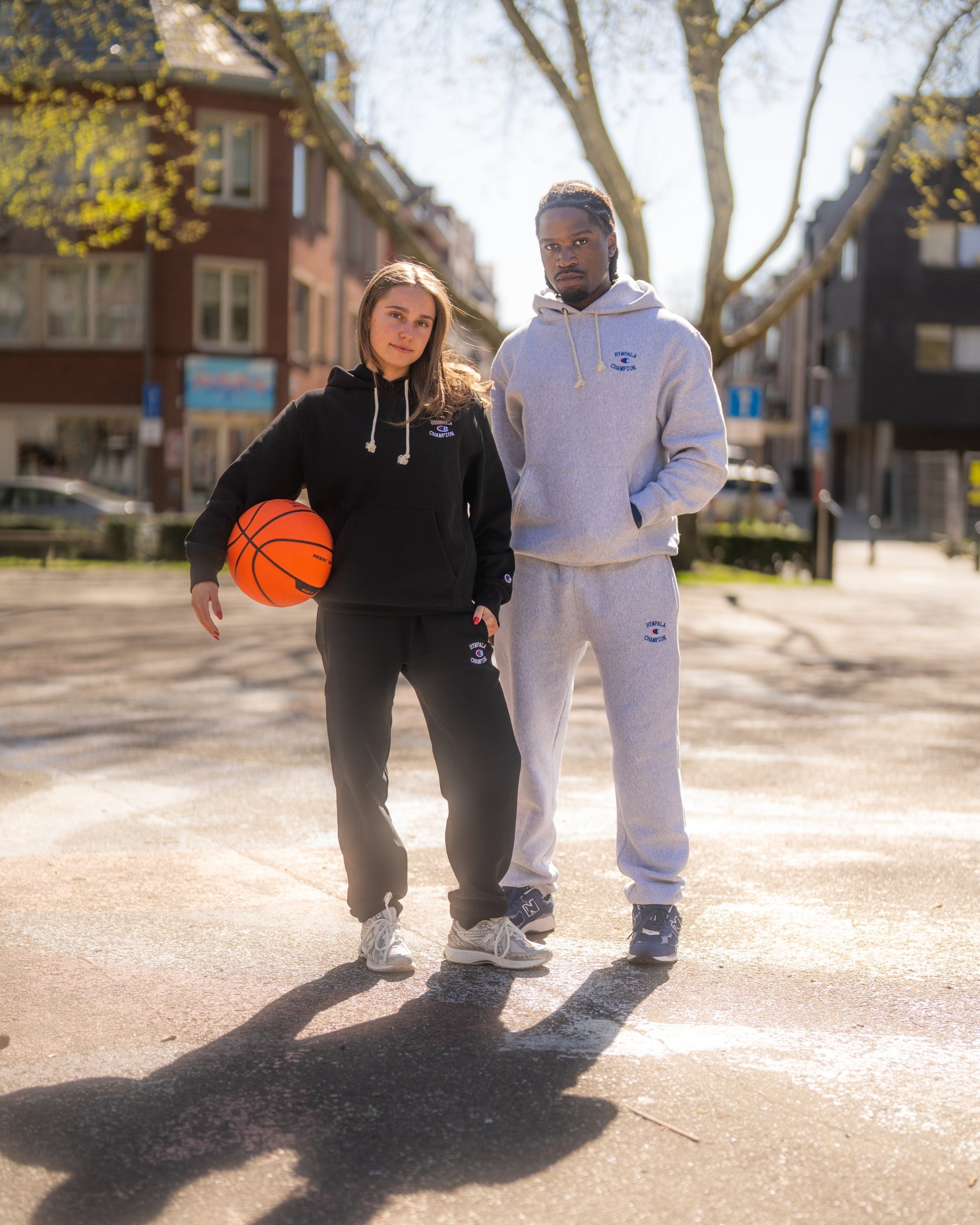 x Champion Reverse Weave Hoodie Black