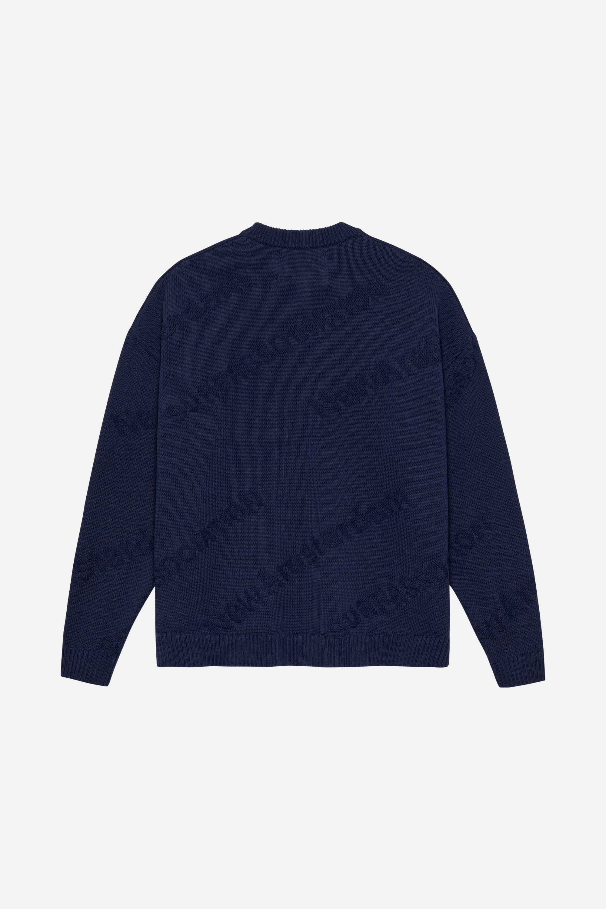 Logo Jacquard Crewneck Night