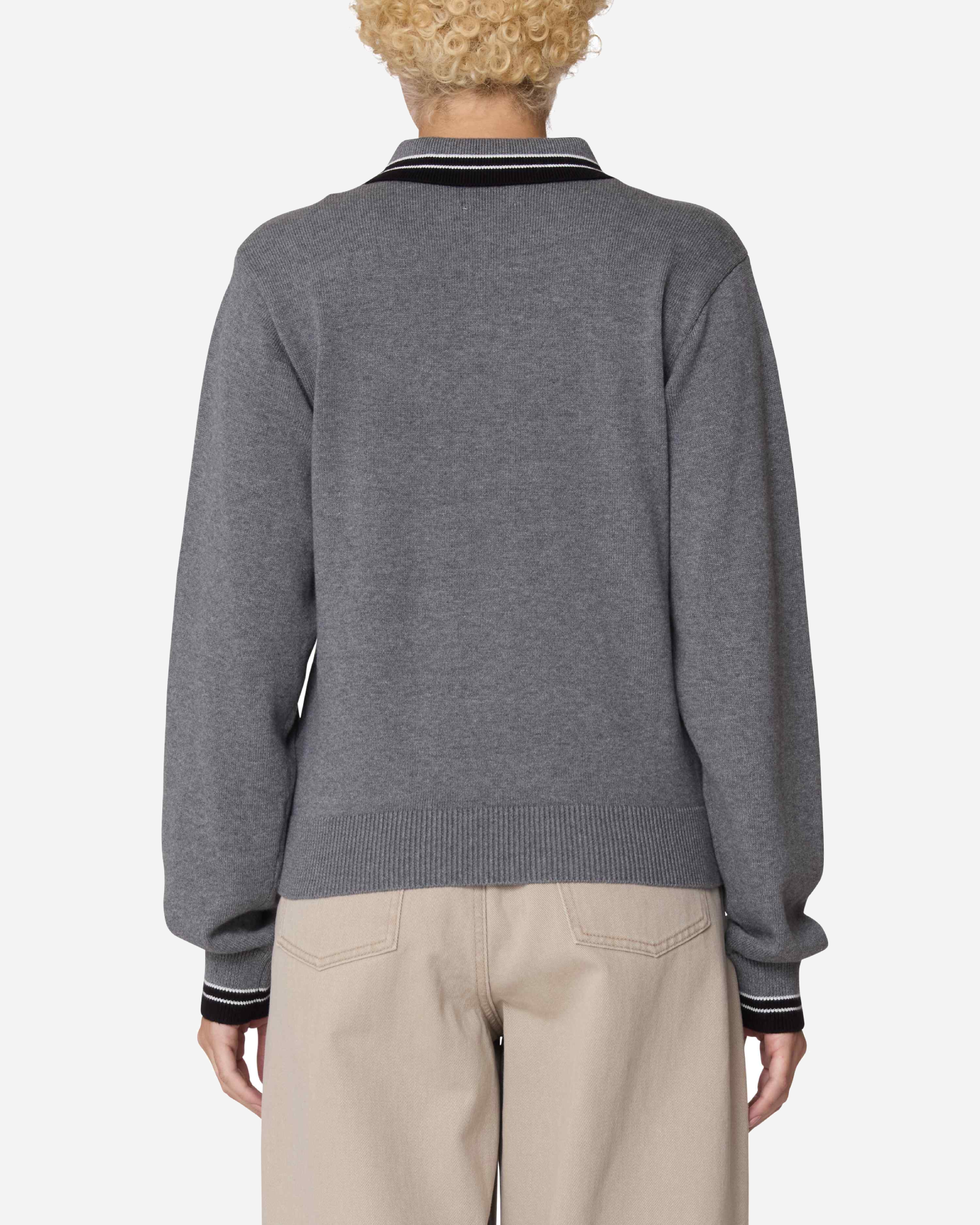 Polo Sweater Grey
