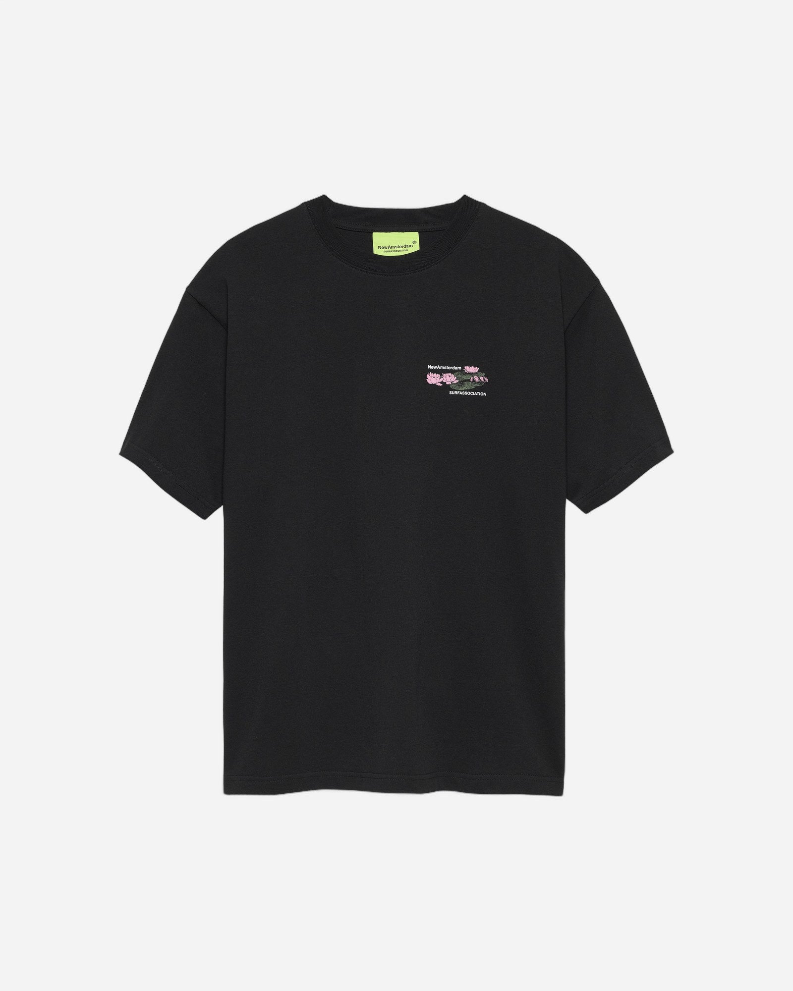 Lilies Tee Black — New Amsterdam Surf Association