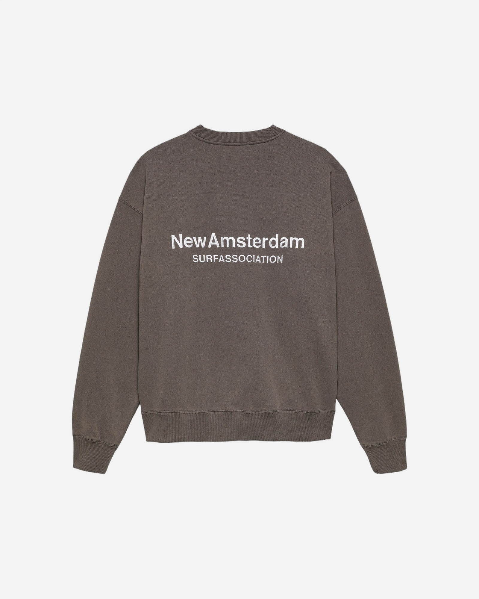 Logo Crewneck Falcon/White — New Amsterdam Surf Association