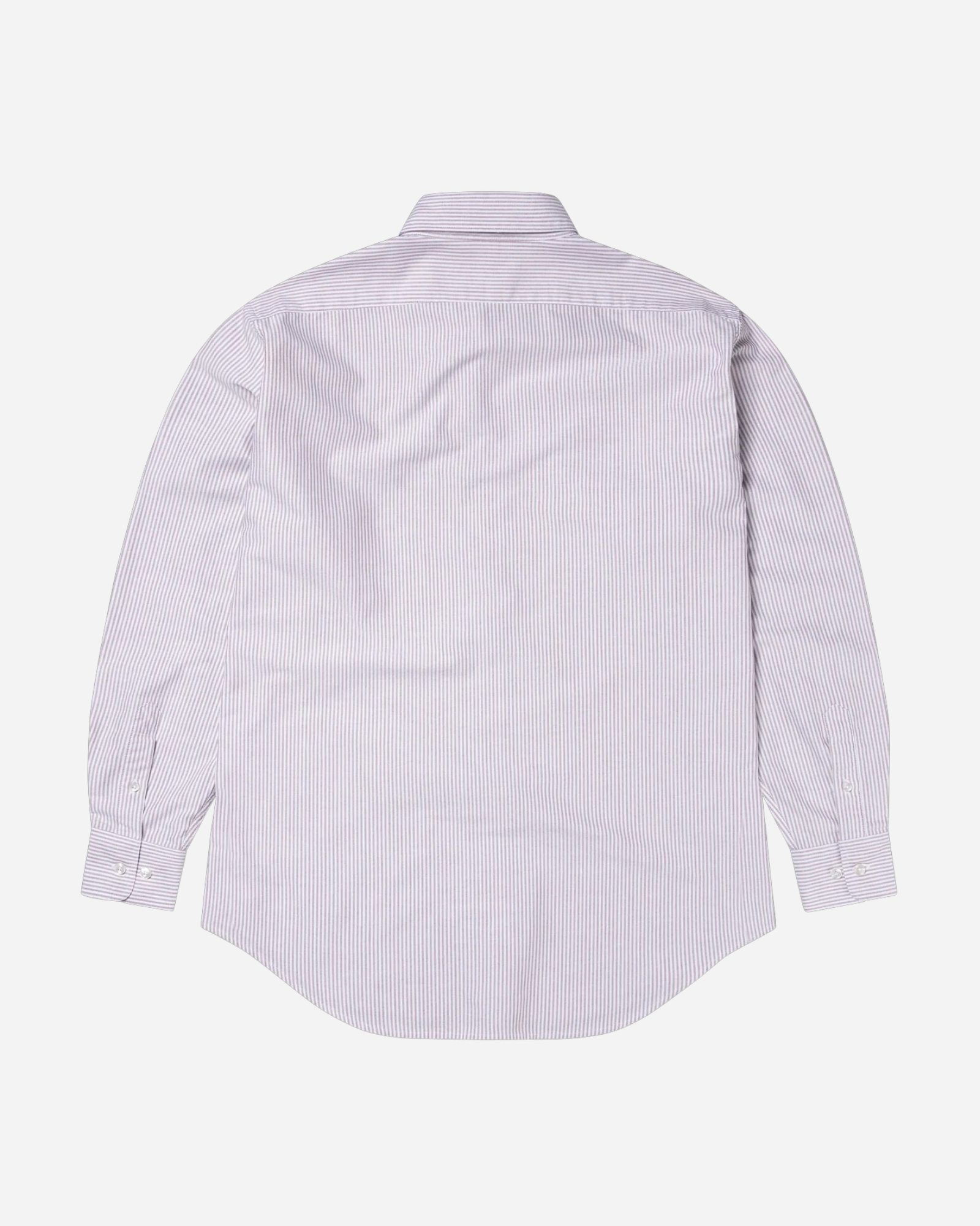 No Problemo LS Stripe Oxford Shirt Red