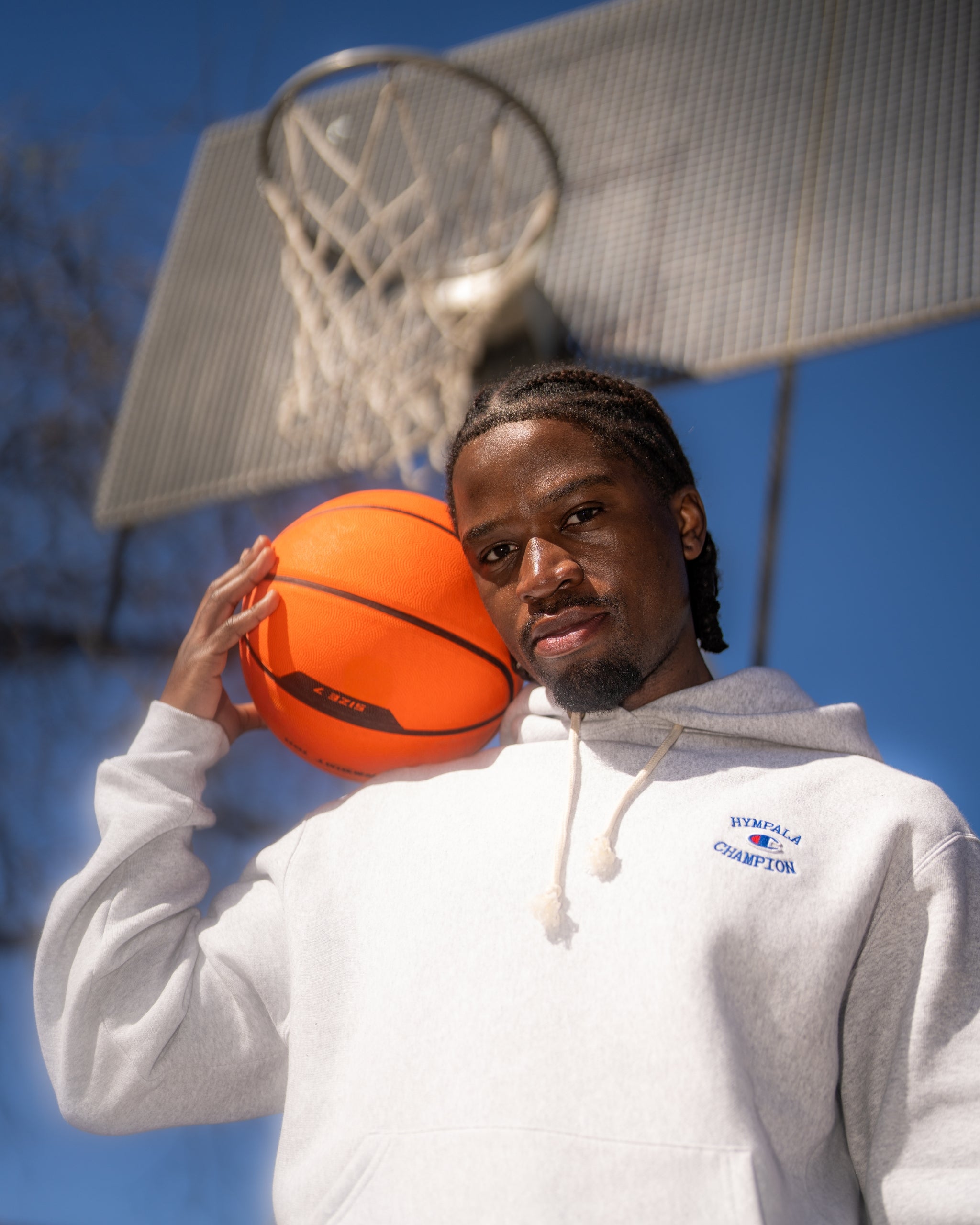 x Champion Reverse Weave Hoodie Grey