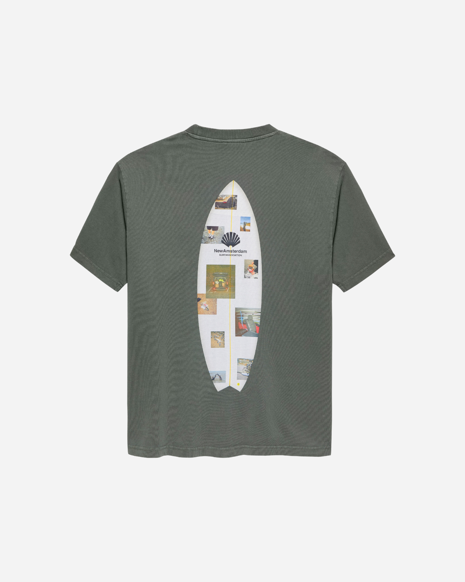 Surf Zine Tee Shark Green