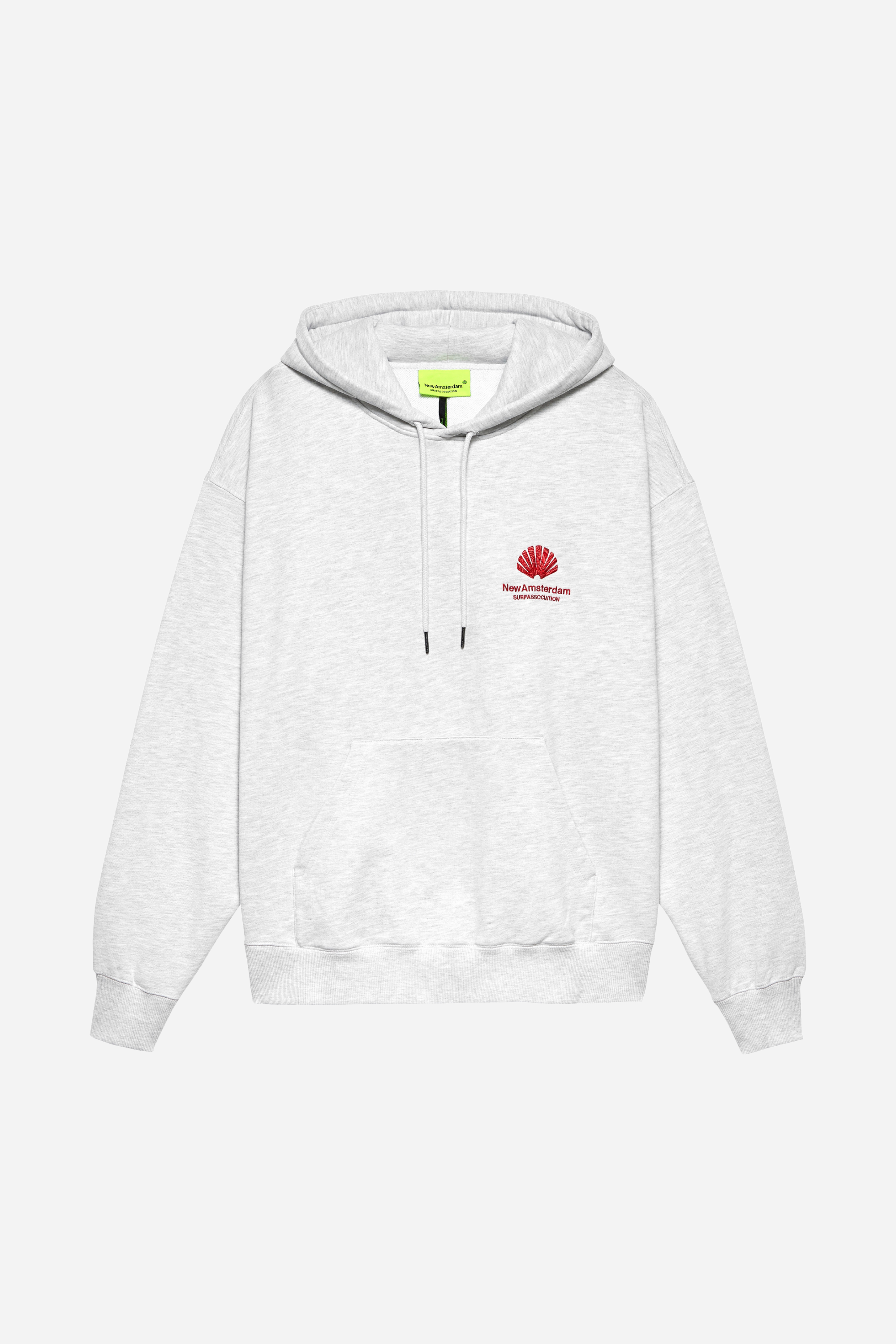 Logo Hoodie Ash/Poppy Red