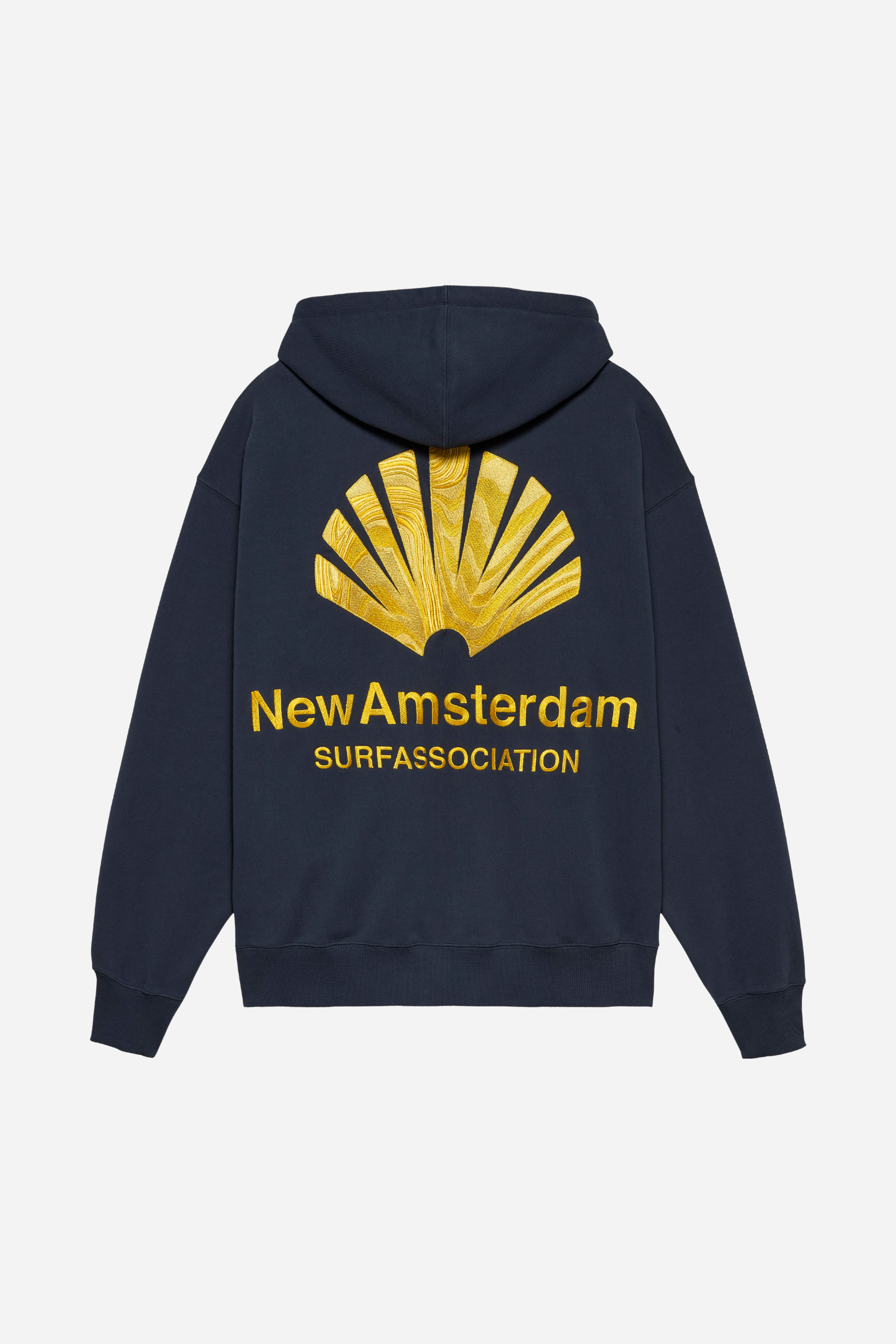 Logo Hoodie Navy Blazer/Sun Yellow