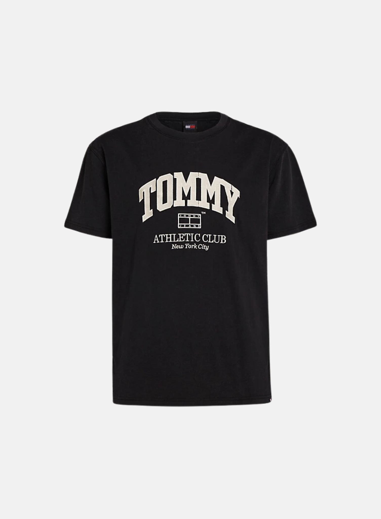 Tommy Jeans TJM Regular Atheletic Club Tee Black - Hympala Store