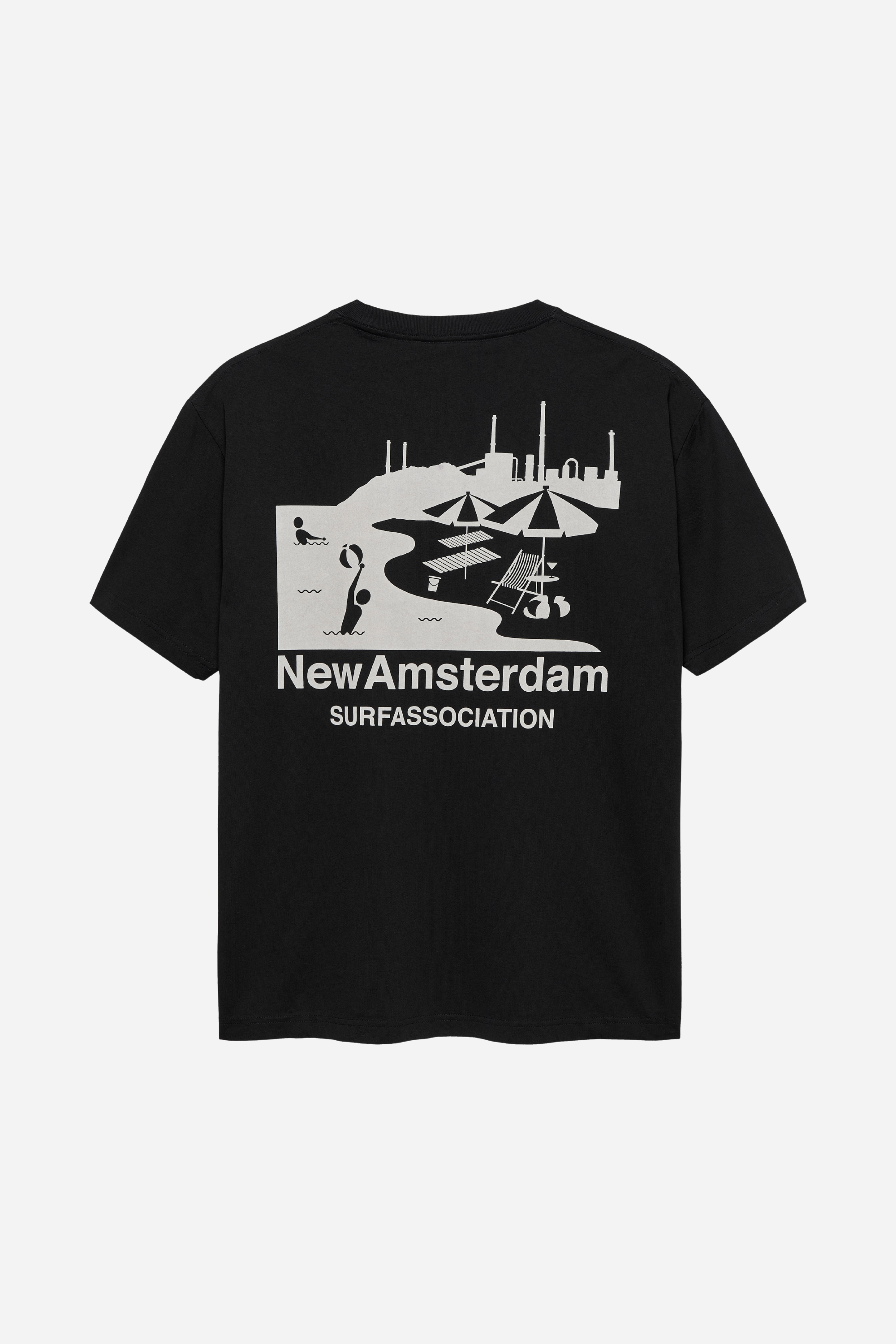 Beach Sign Tee Black