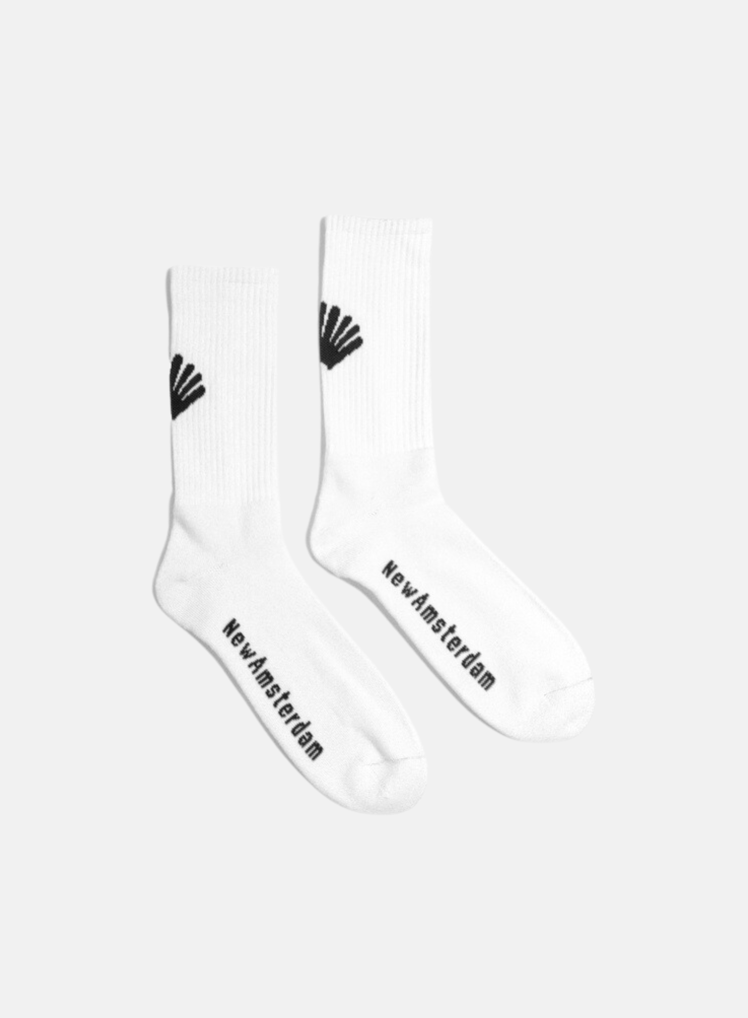 New Amsterdam Surf Association Logo Socks White - Hympala Store