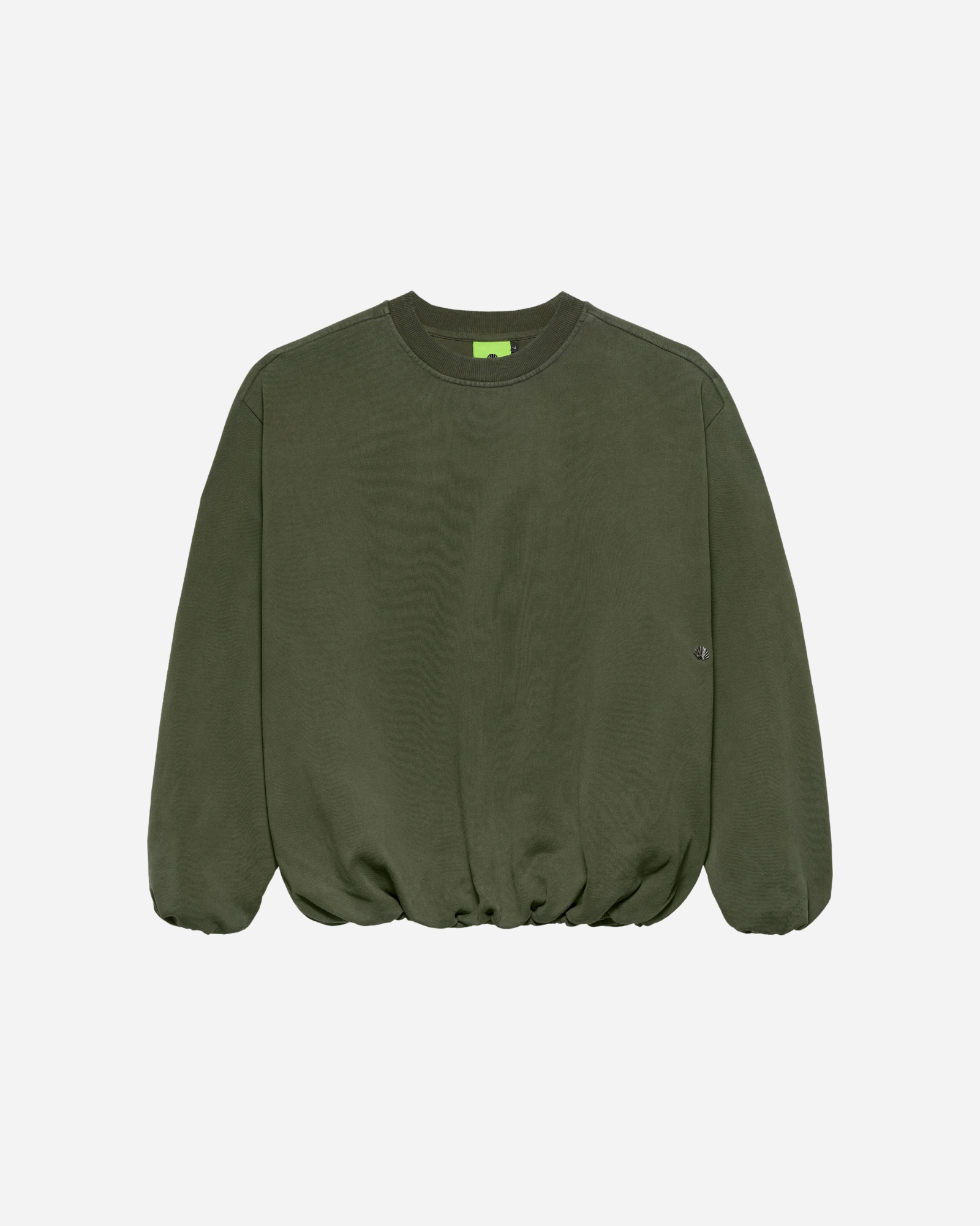 Inflatable Crewneck Olive