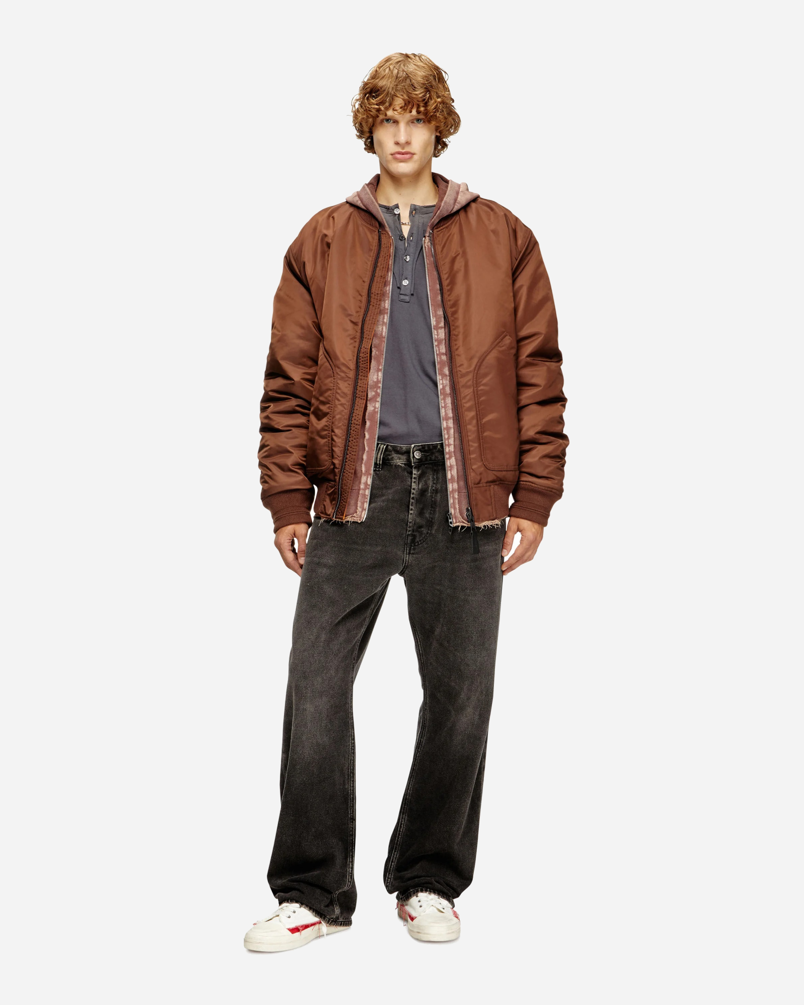 J-Held Reversible Bomber Jacket Brown