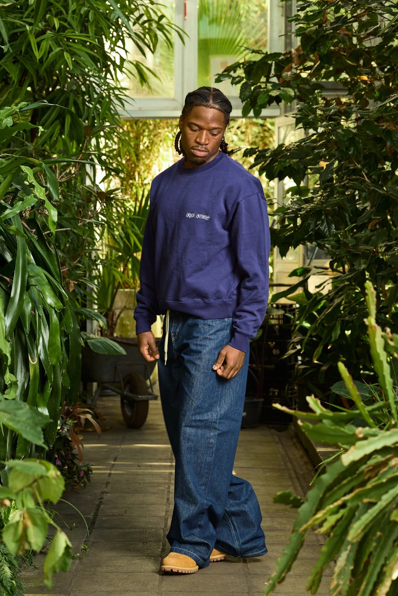 Blossom Crewneck Blue