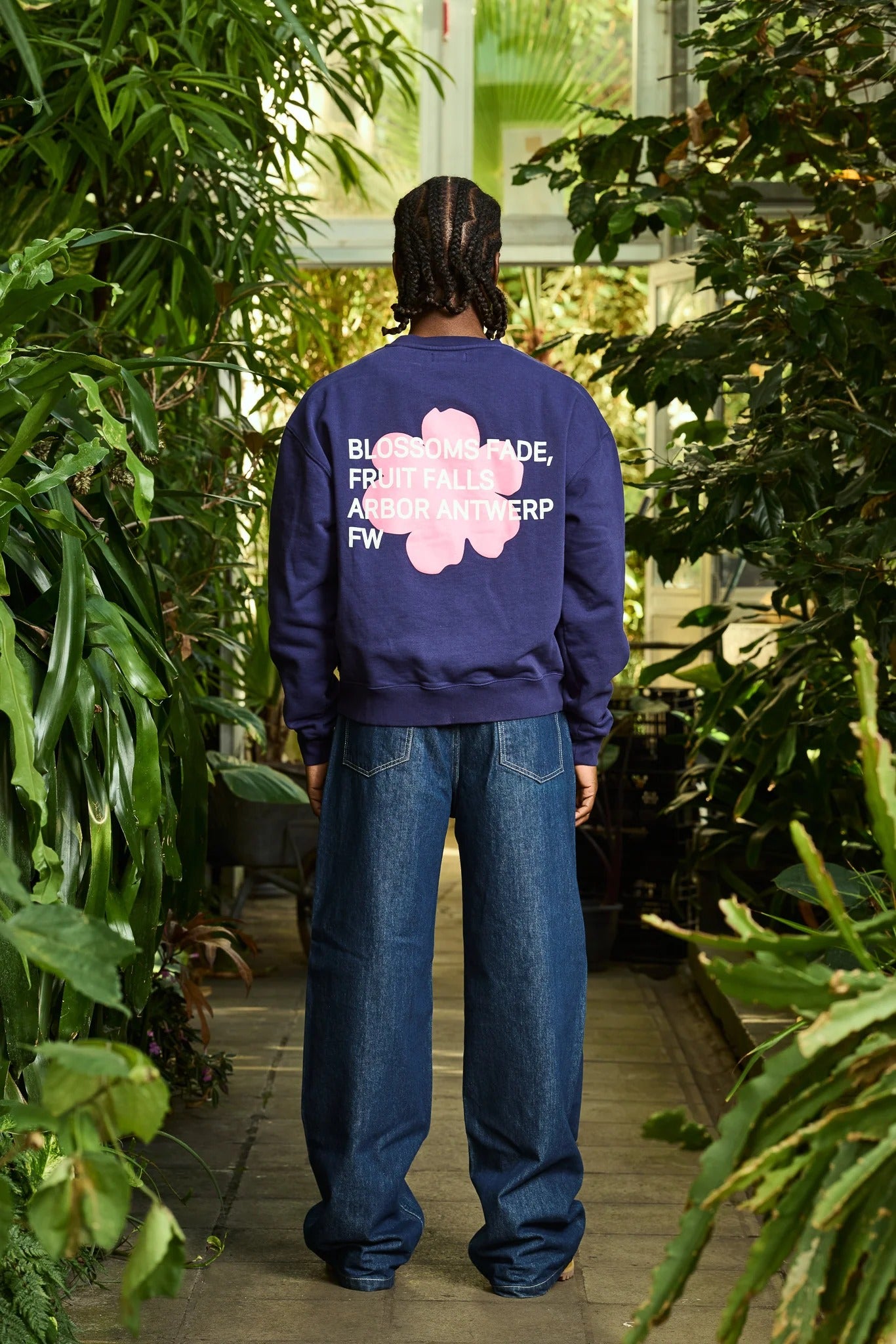 Blossom Crewneck Blue