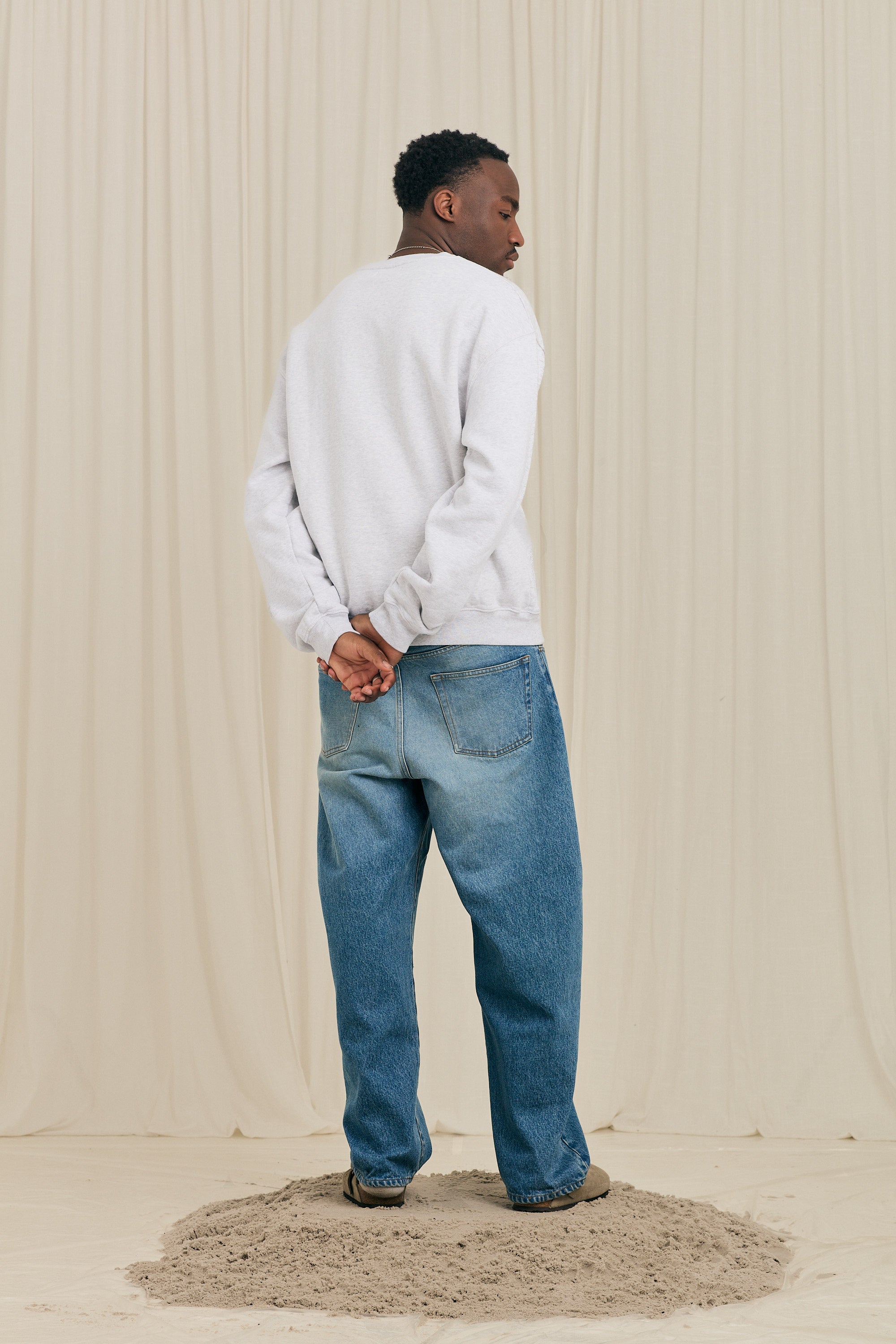 Arbor Flower Crewneck Grey