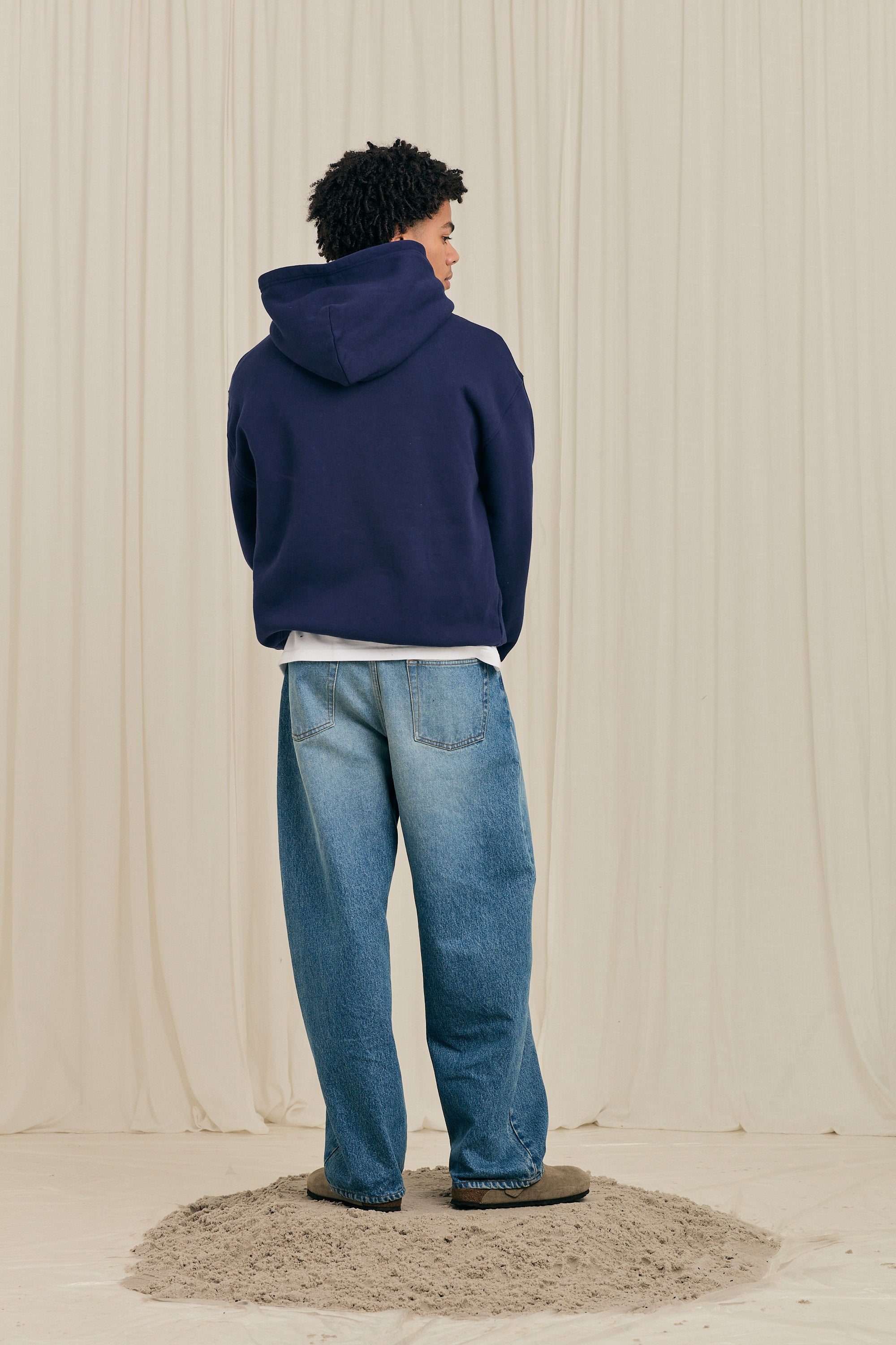 Real Arbor Zip-Hoodie Navy