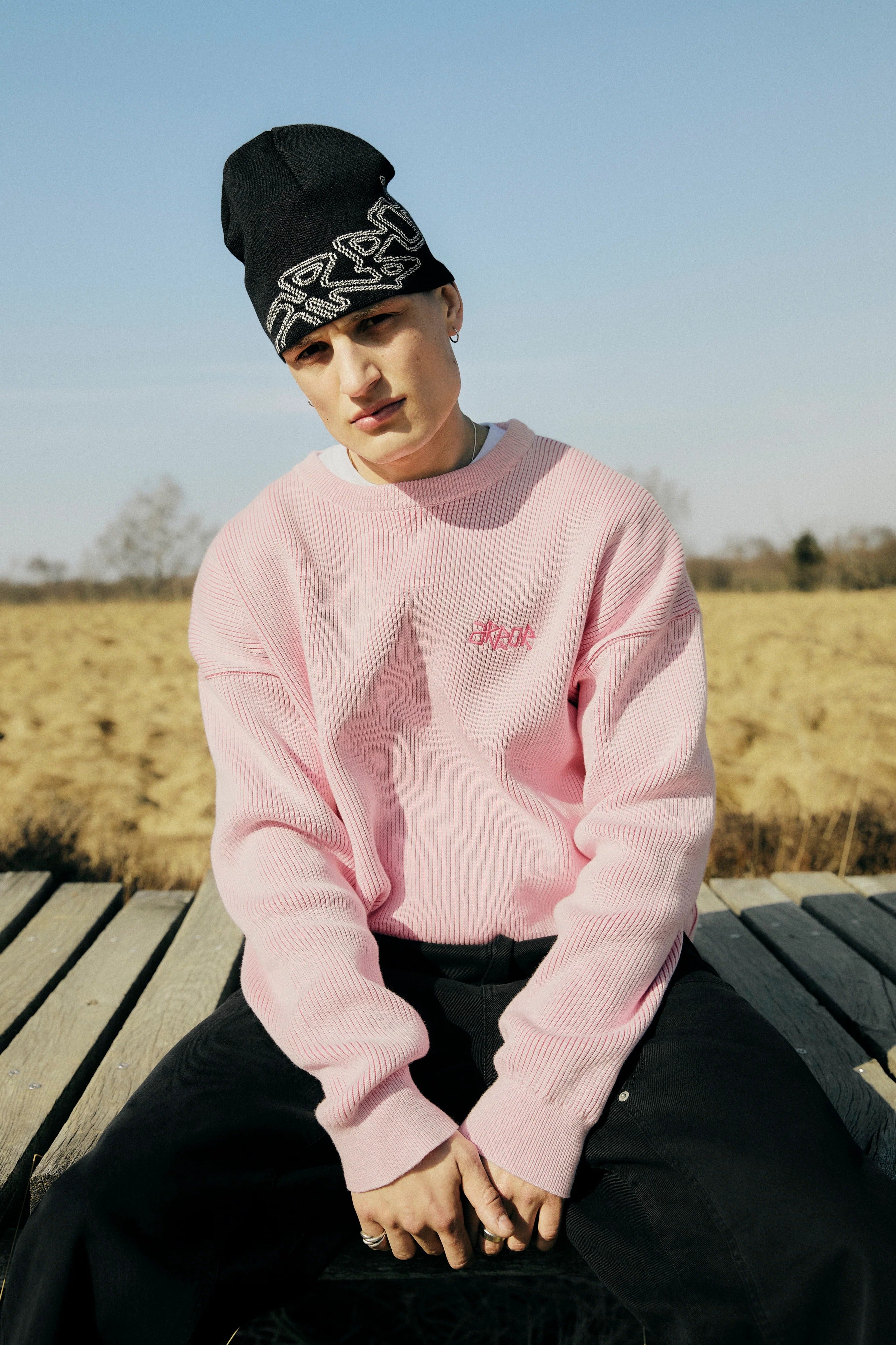 Ribbed Knit Pink