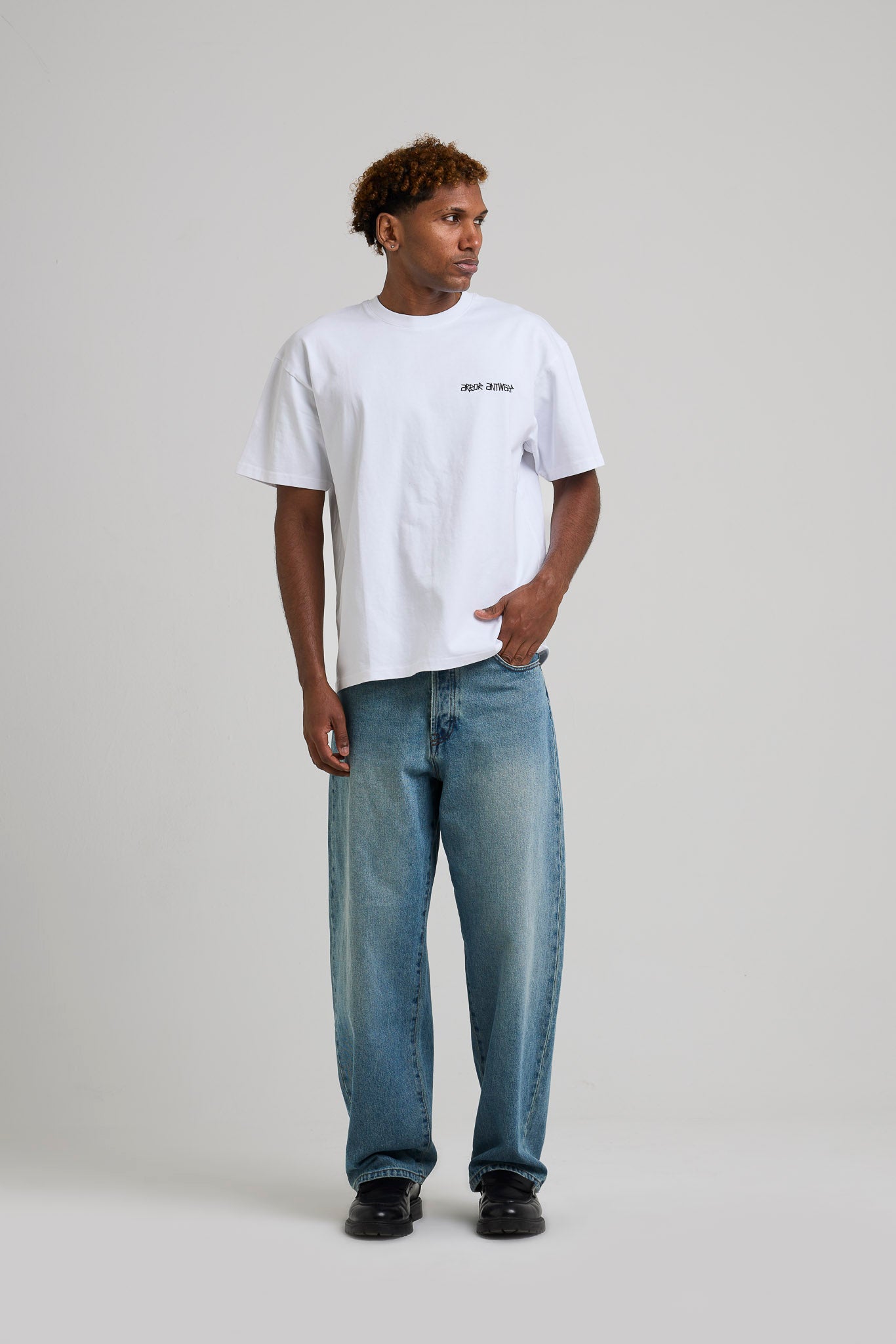 Pixel Flower Tee White
