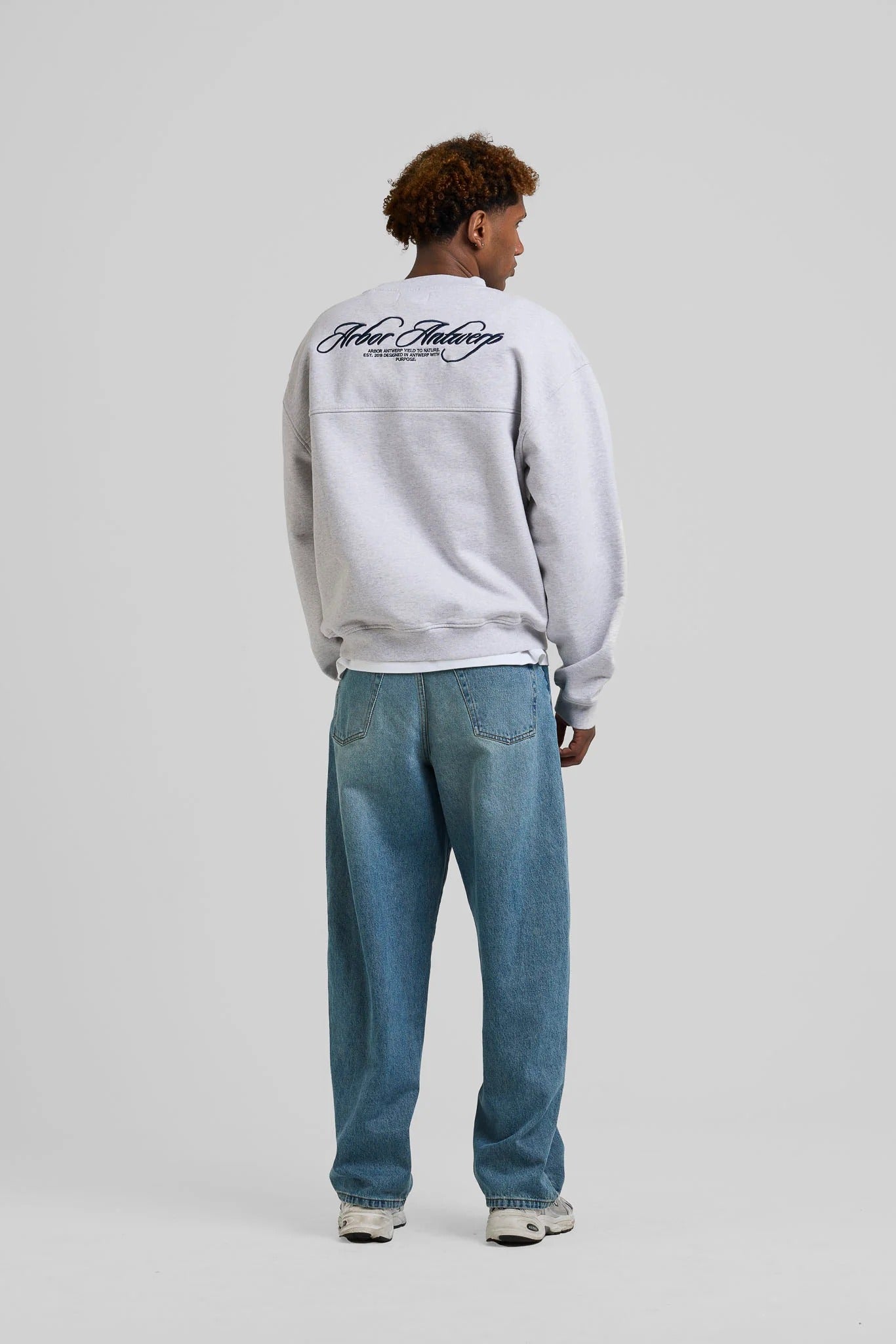 Cursive Crewneck Melange