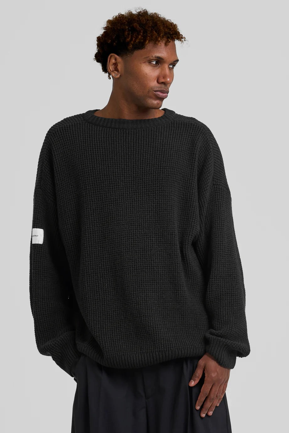 Textured Knit Black