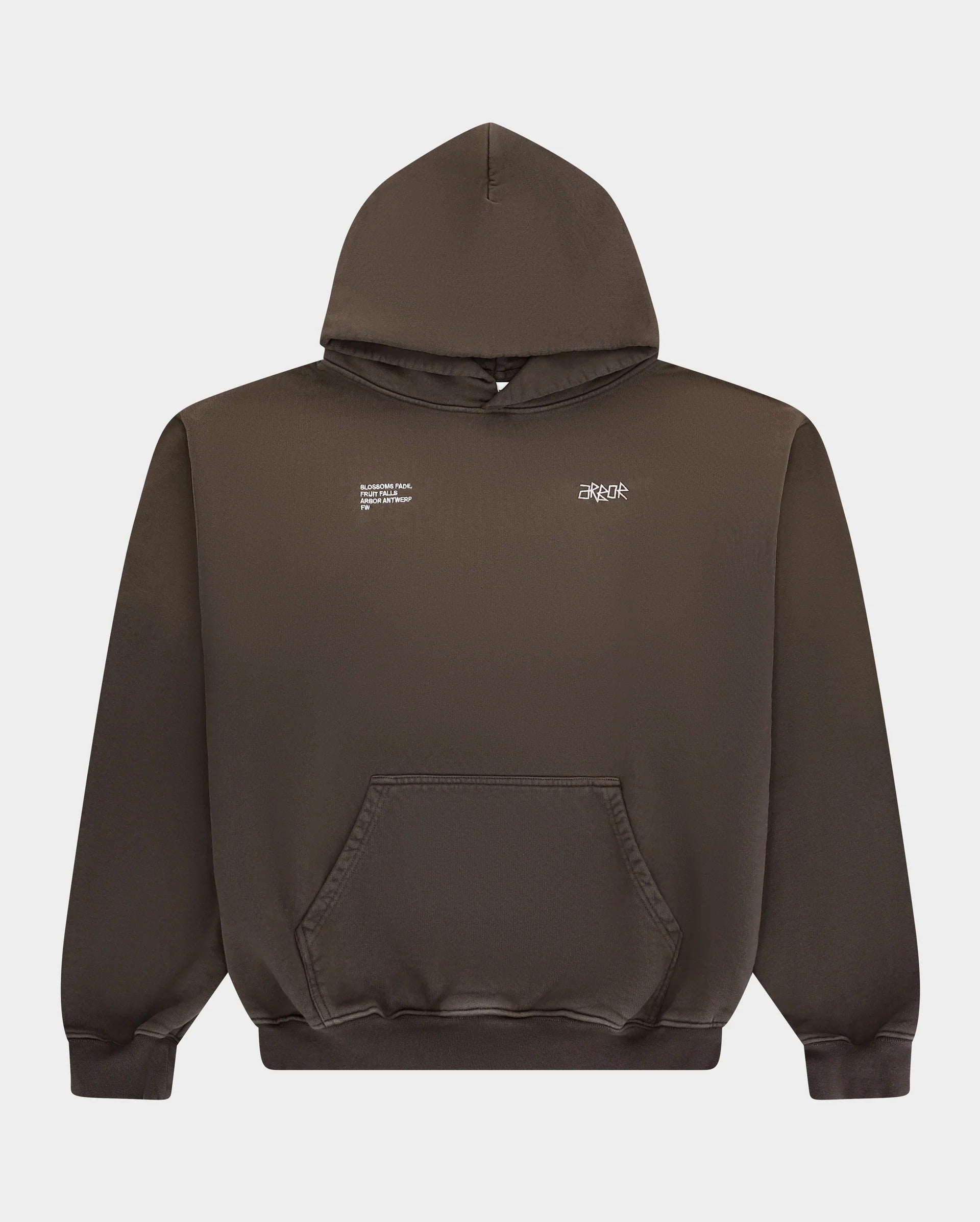 Sunfaded Hoodie Brown