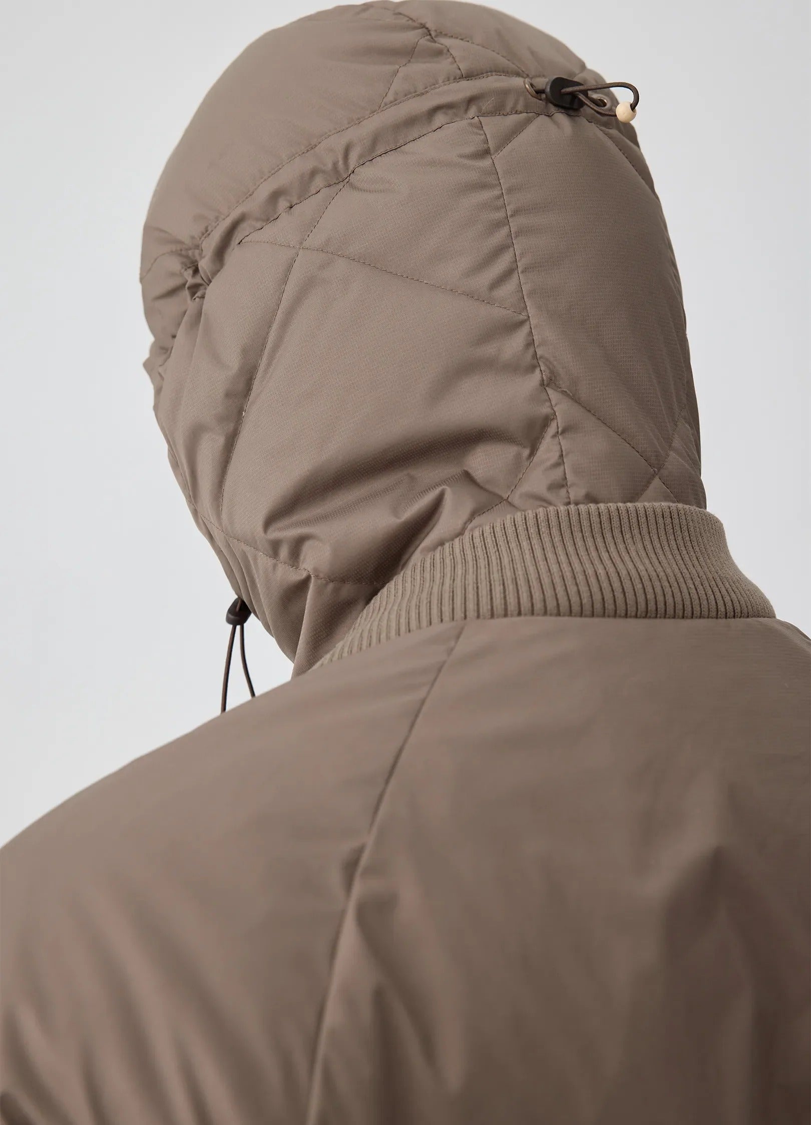 Detachable Hood Jacket Sand