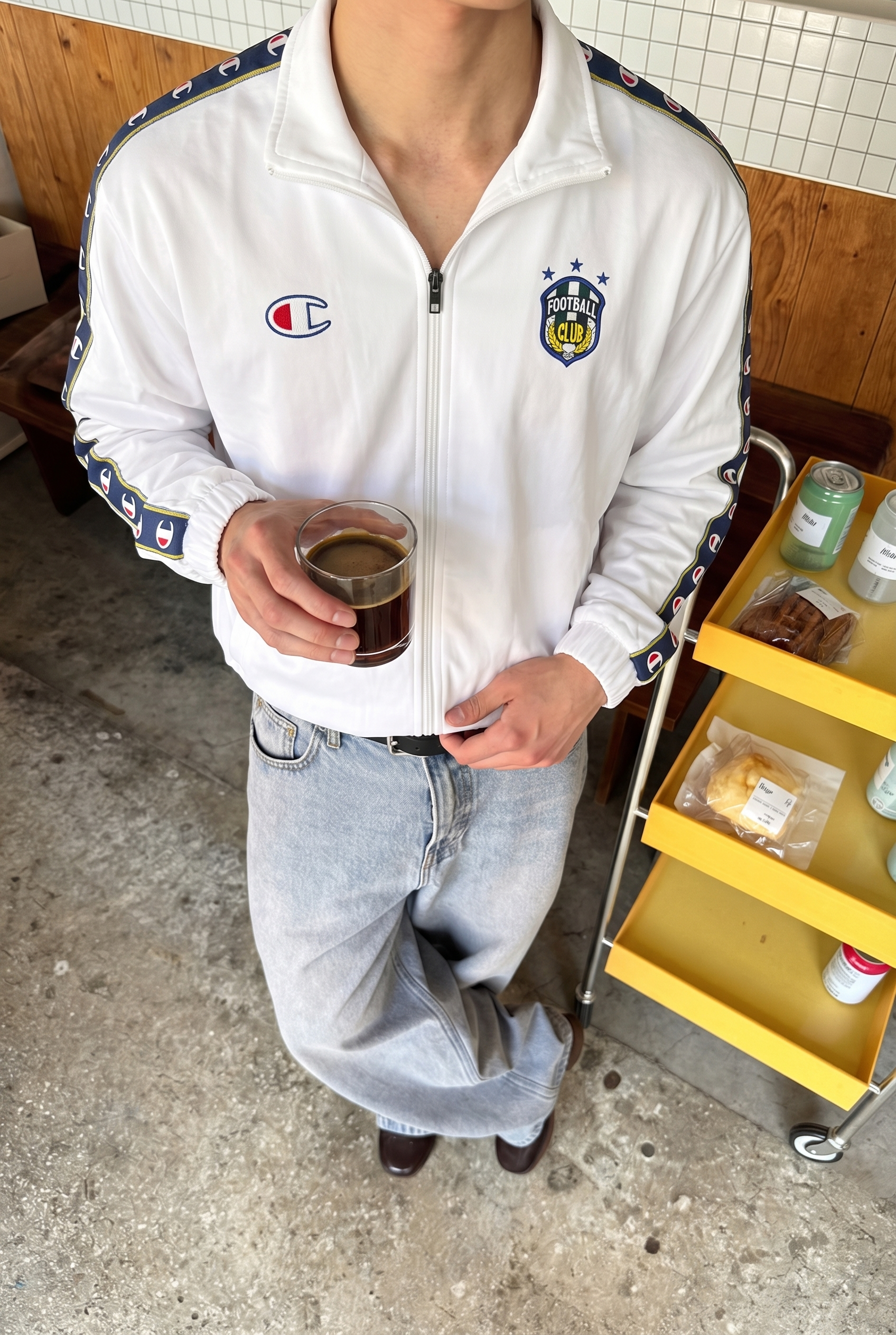 Full-Zip Track Jacket White