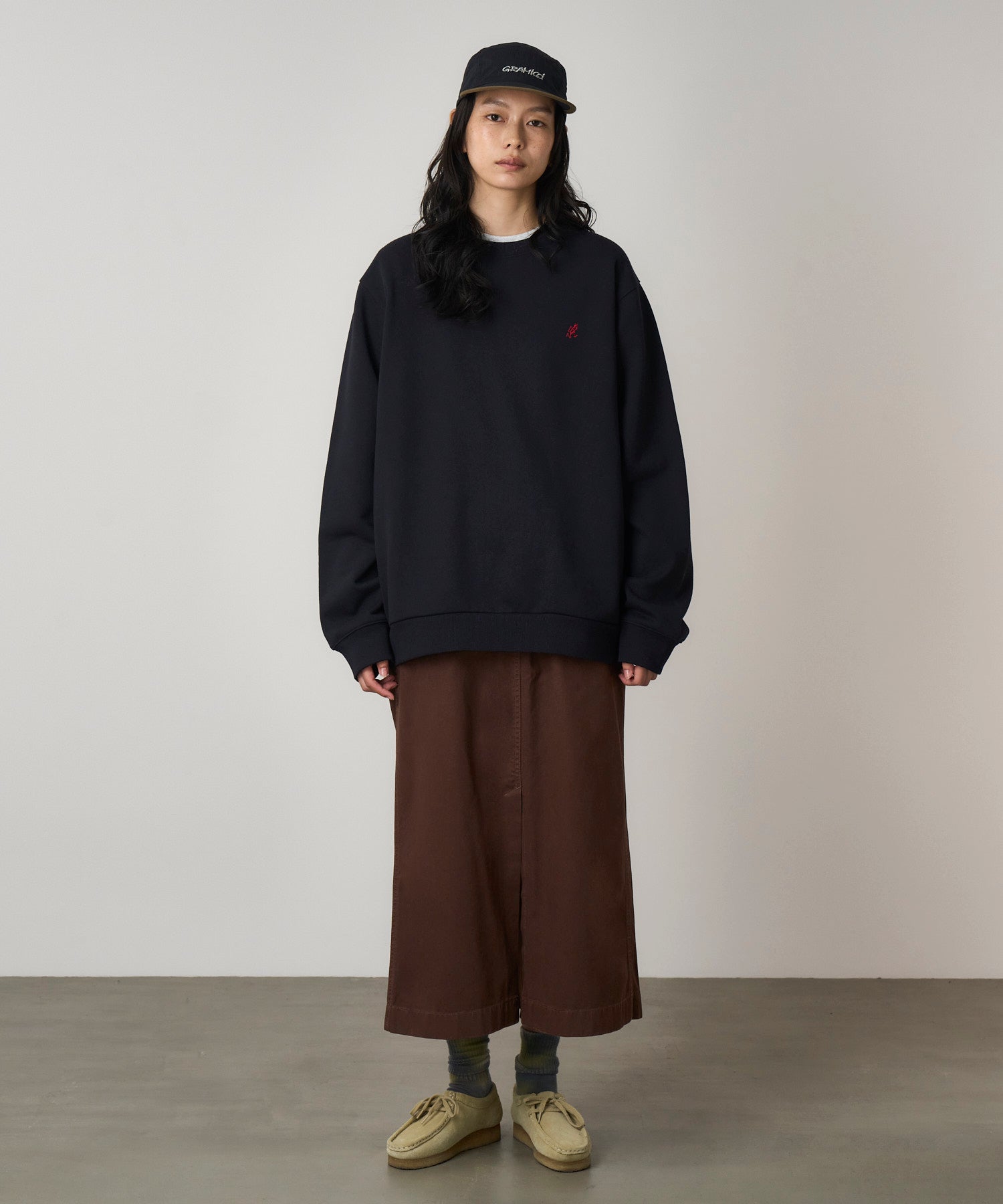 One Point Crew Sweatshirt Dark Navy