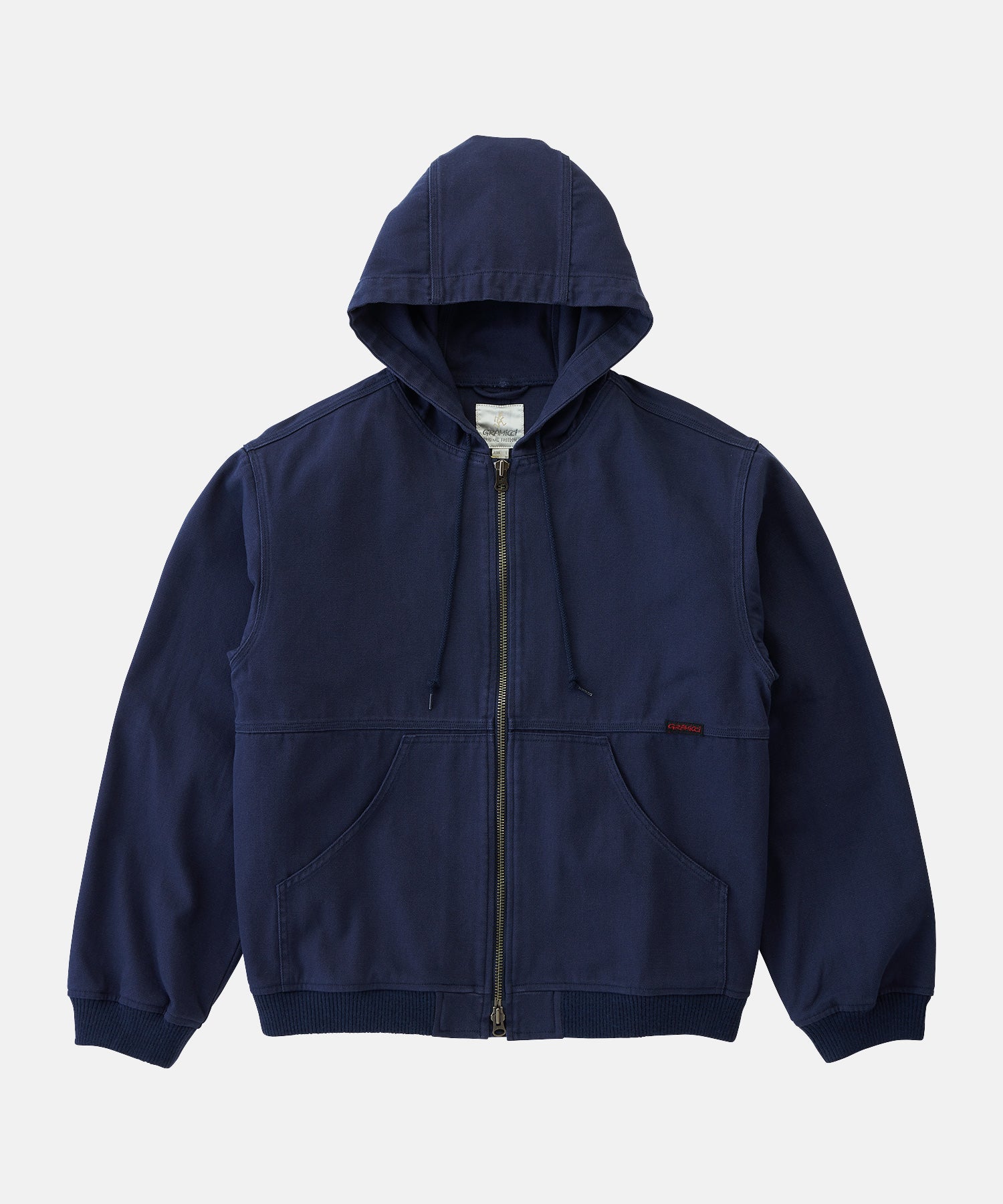 El Cap Canvas Hooded Jacket Navy