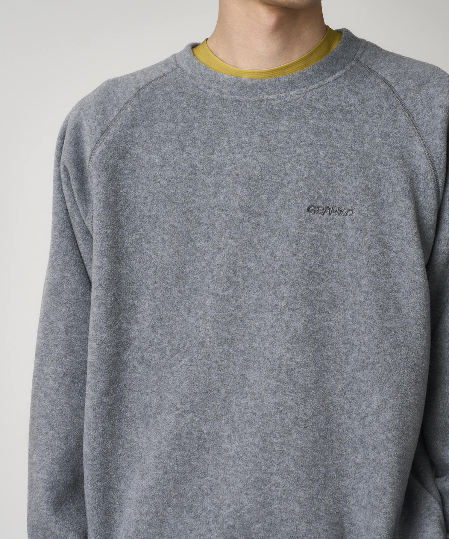 Thermal Fleece Crew Heather Grey