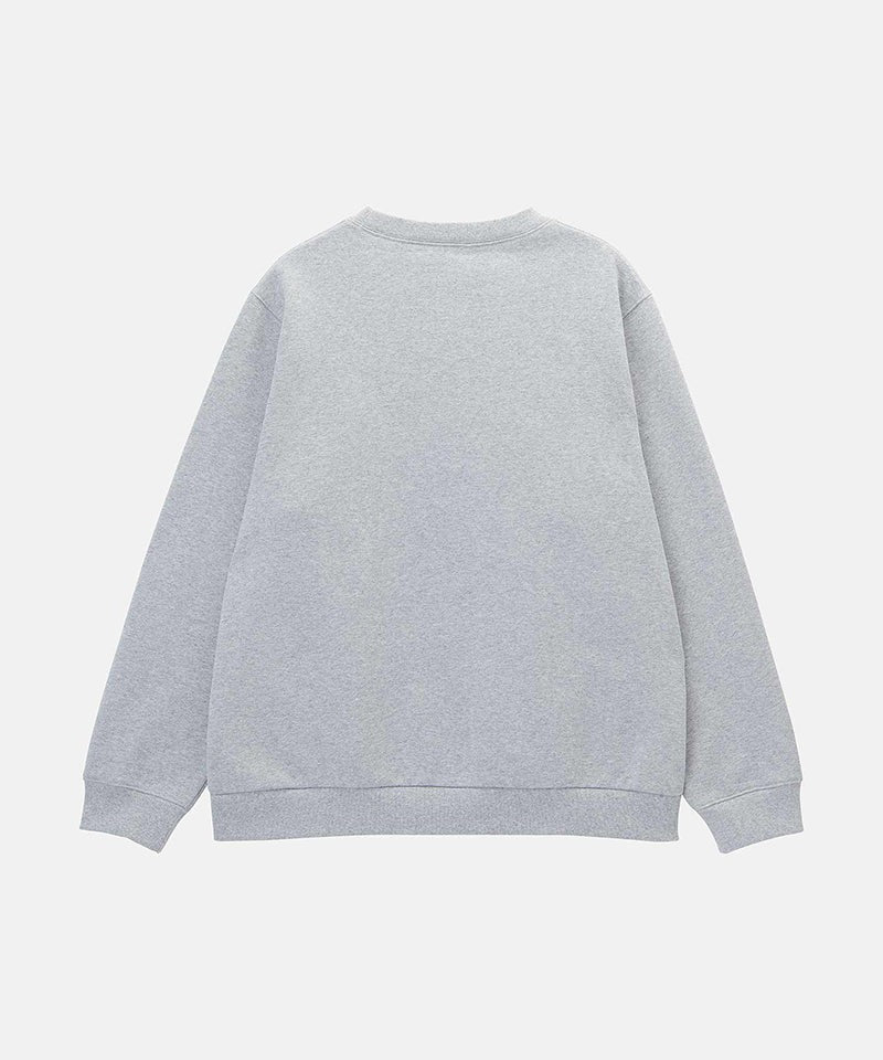 One Point Crew Sweatshirt Grey