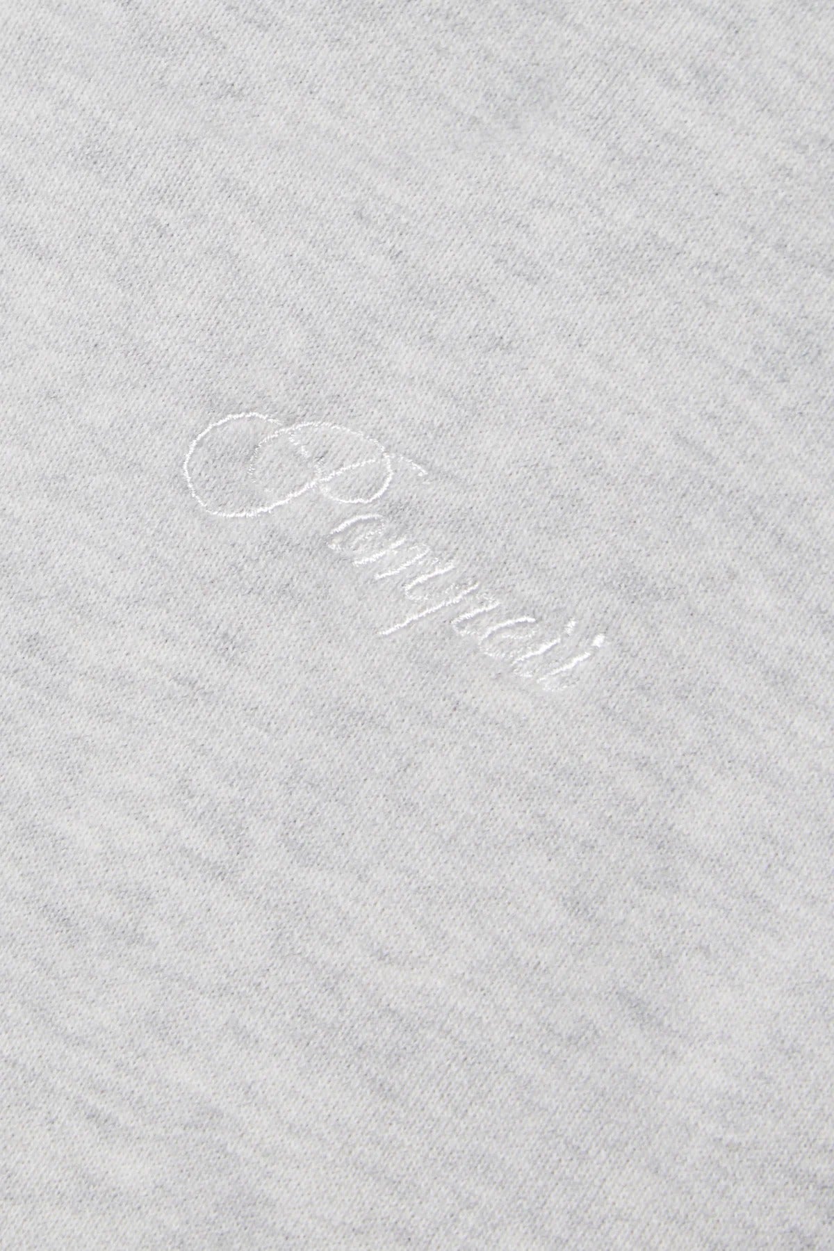 Light Grey Mélange Zipped Hoodie