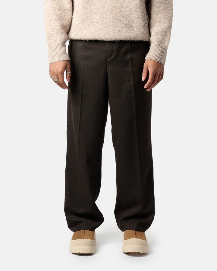 Wide Leg Trousers Chocolate