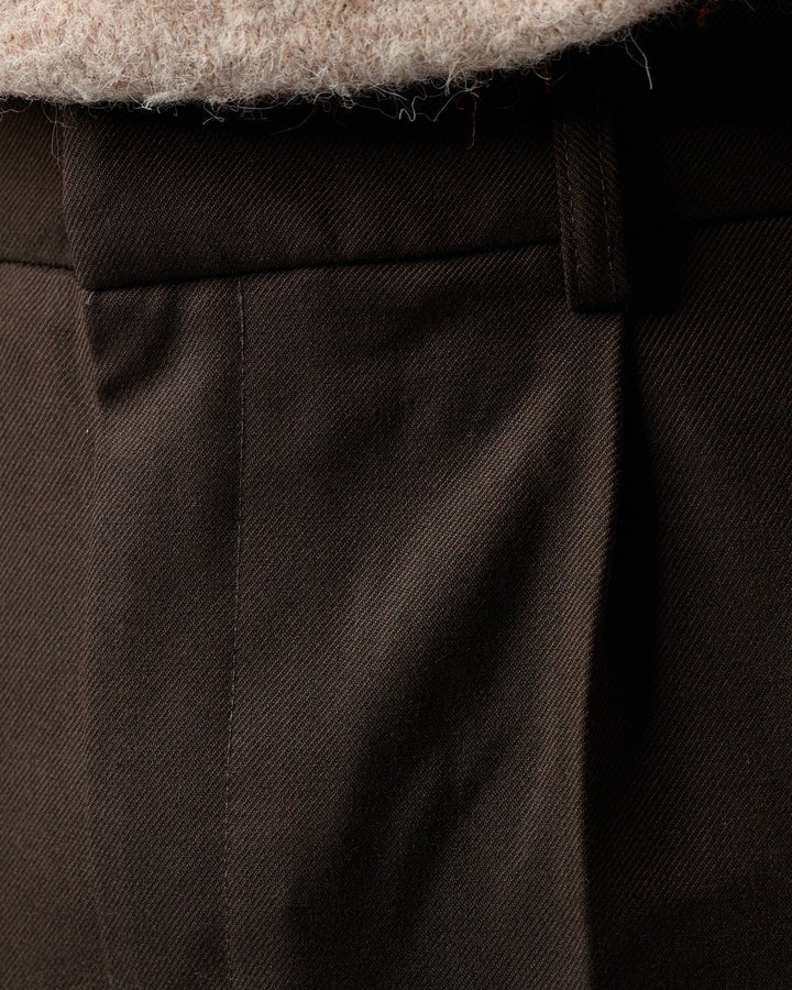 Wide Leg Trousers Chocolate