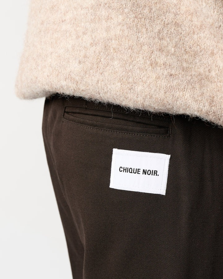 Wide Leg Trousers Chocolate