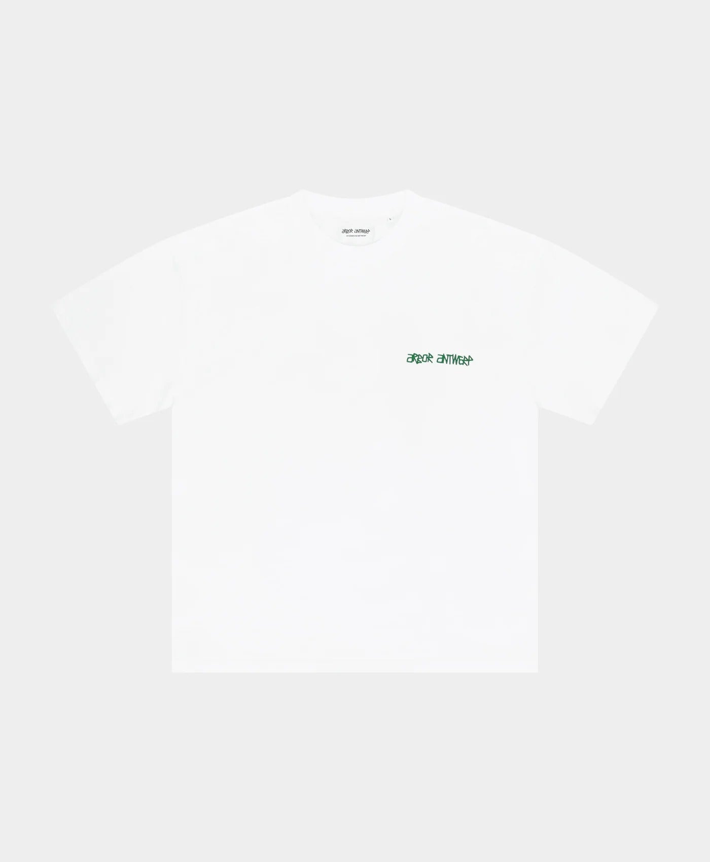 Line Flower Tee Green