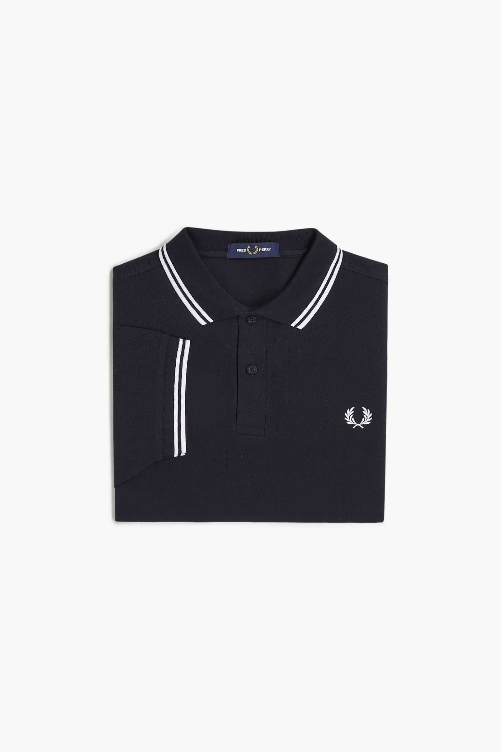 Fred Perry Twin Tipped Fred Perry Shirt Navy/white/white