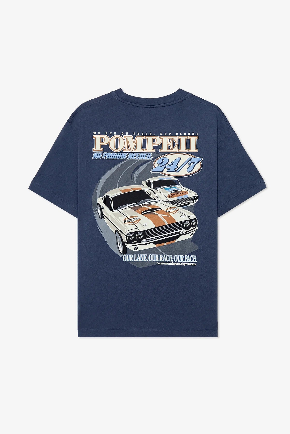 What's The Rush Navy Tee