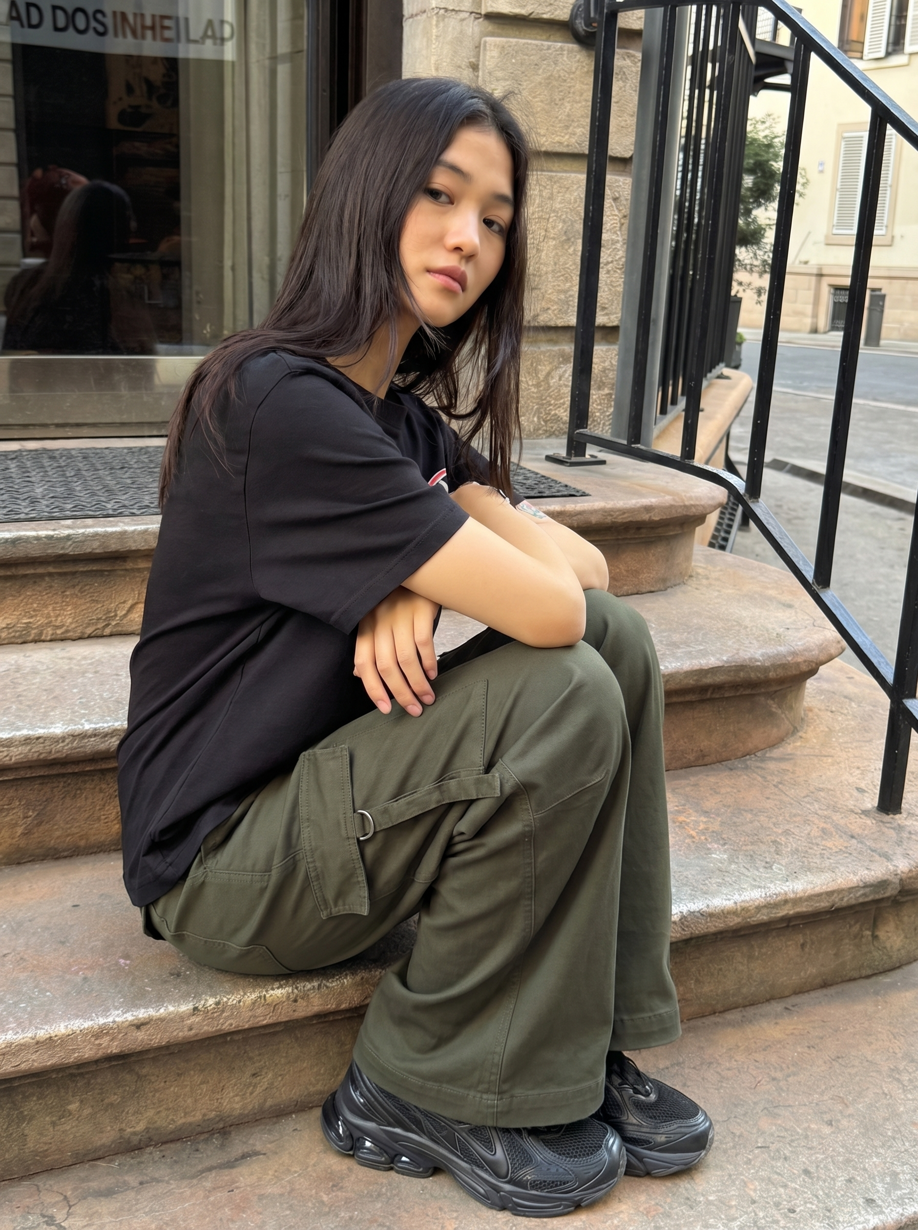 Wmns Washed Stretch Twill Pant