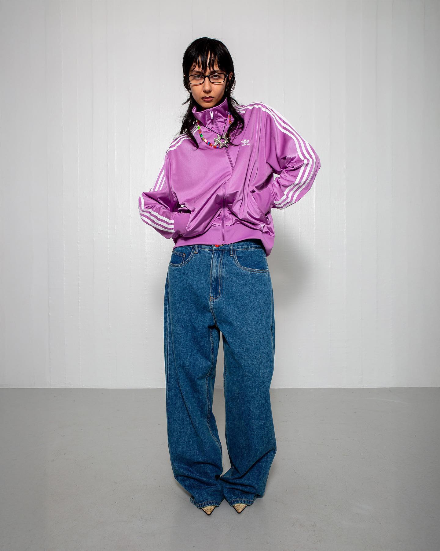 Super Loose Denim Medium Blue