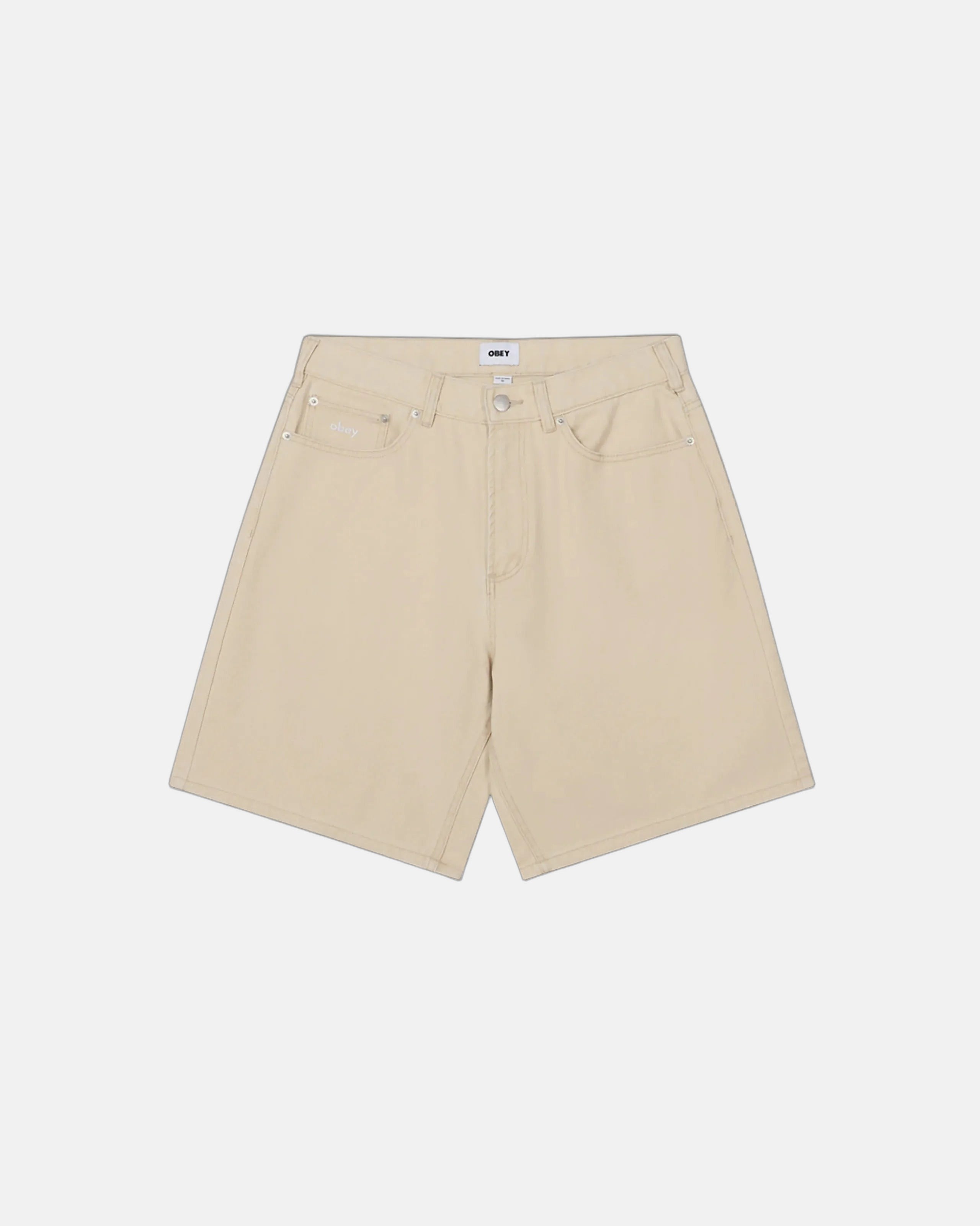 Bigwig Baggy Denim Jorts Pelican Faded