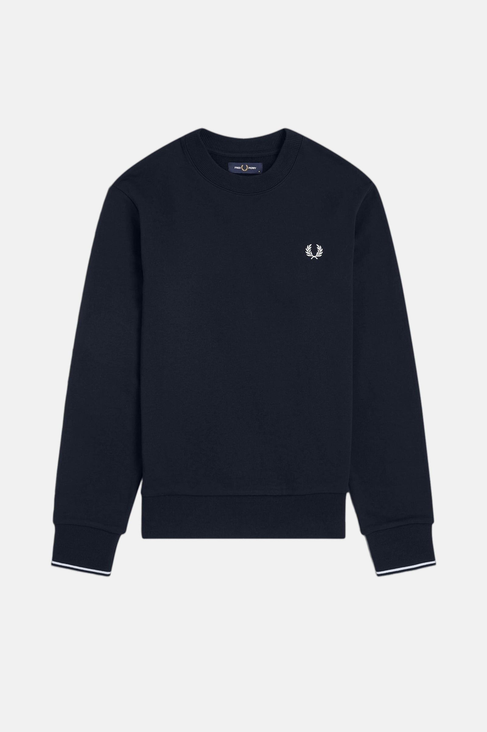 Fred Perry Crew Neck Sweatshirt Navy