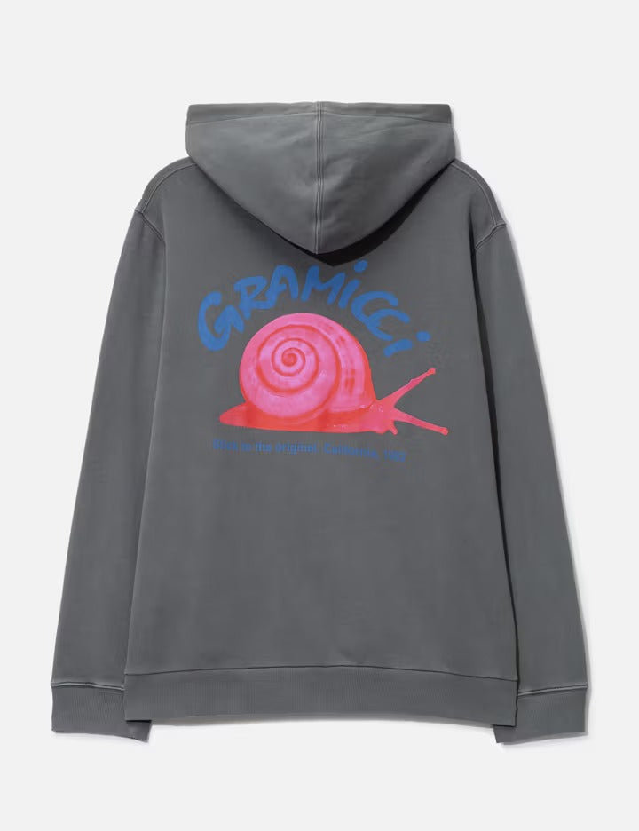 Snail Hoodie Charcoal Pigment