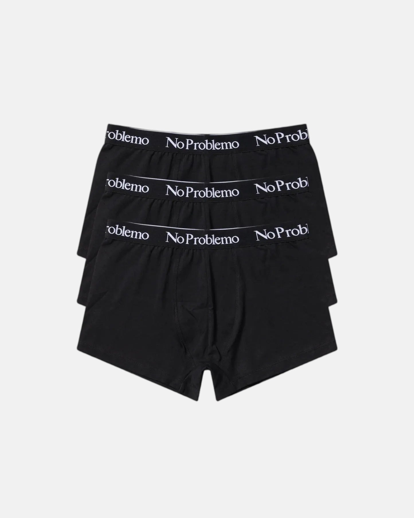 No Problemo Boxer Briefs Multi Pack Black
