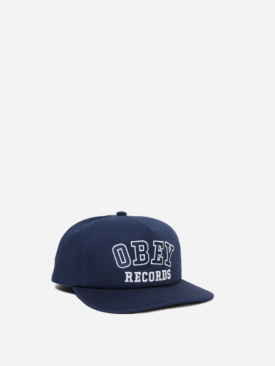 Records 5-panel Snapback Navy