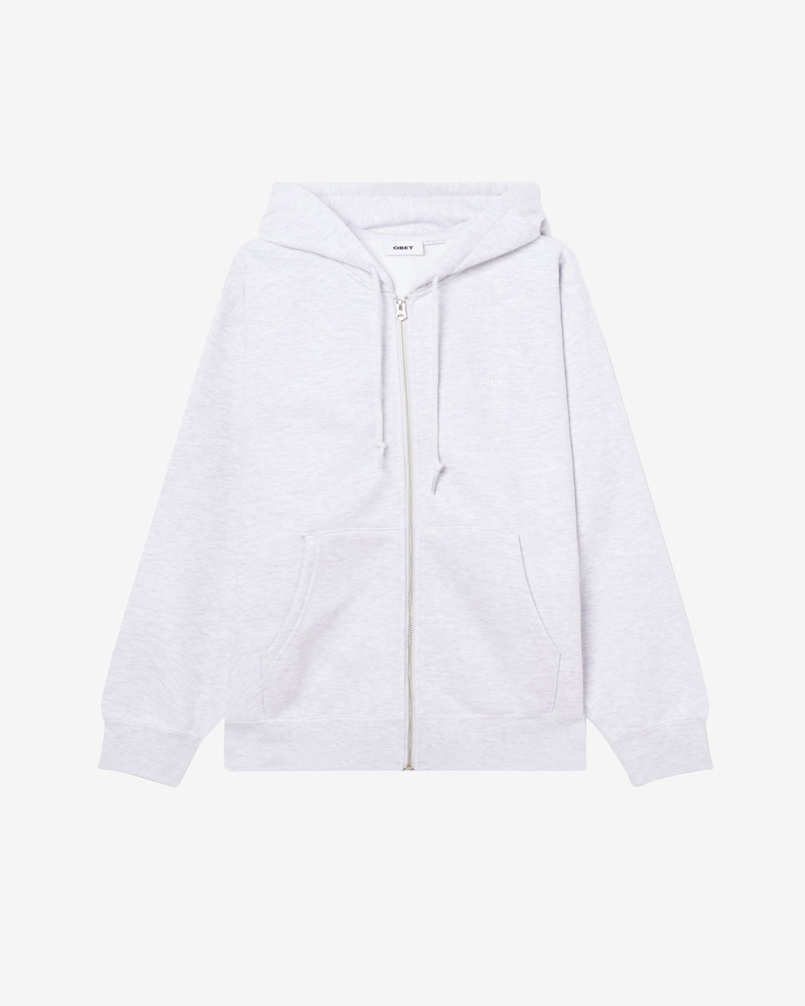 Established Works Bold Zip-Hoodie Grey